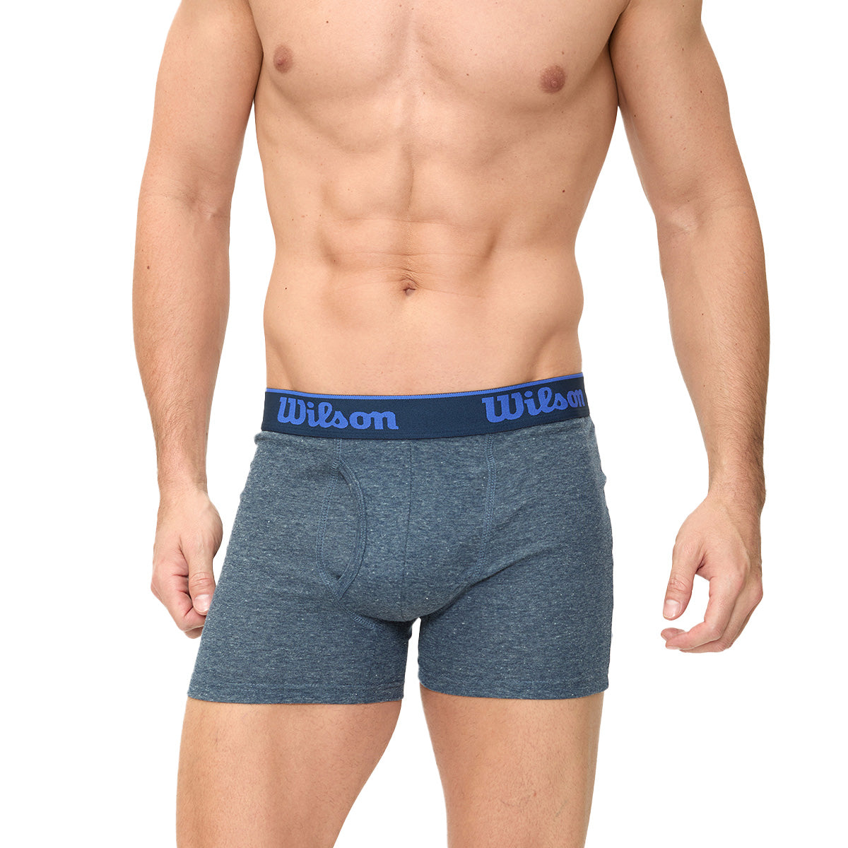 Bóxer Liso Wilson Suave Al Tacto Hombre Azul Marino - Sports Center