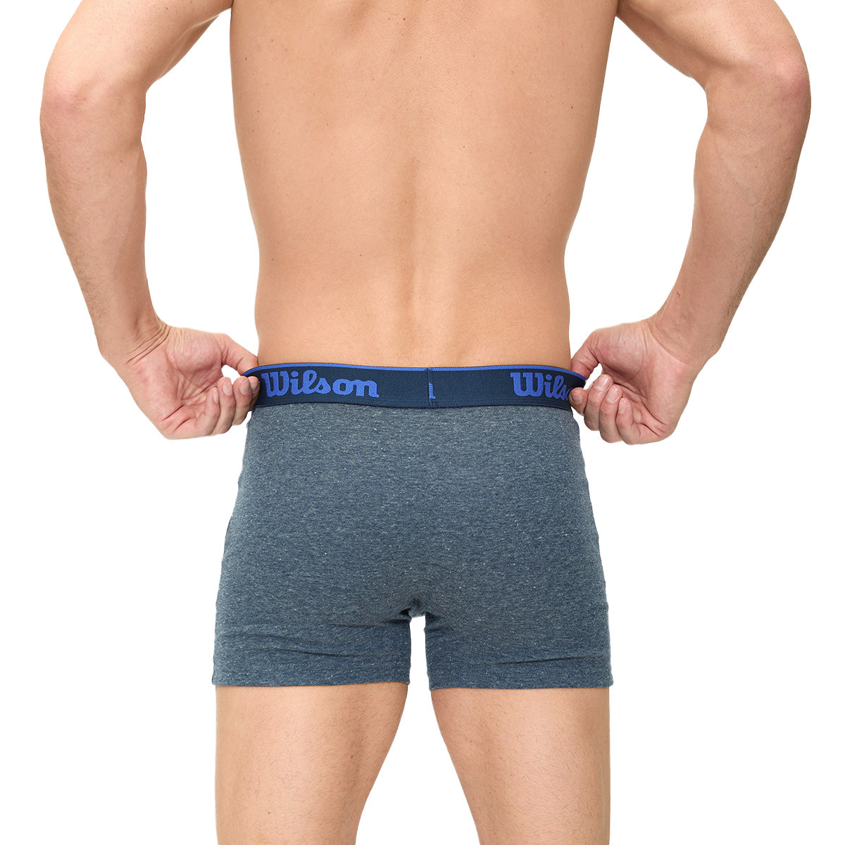 Bóxer Liso Wilson Suave Al Tacto Hombre Azul Marino - Sports Center