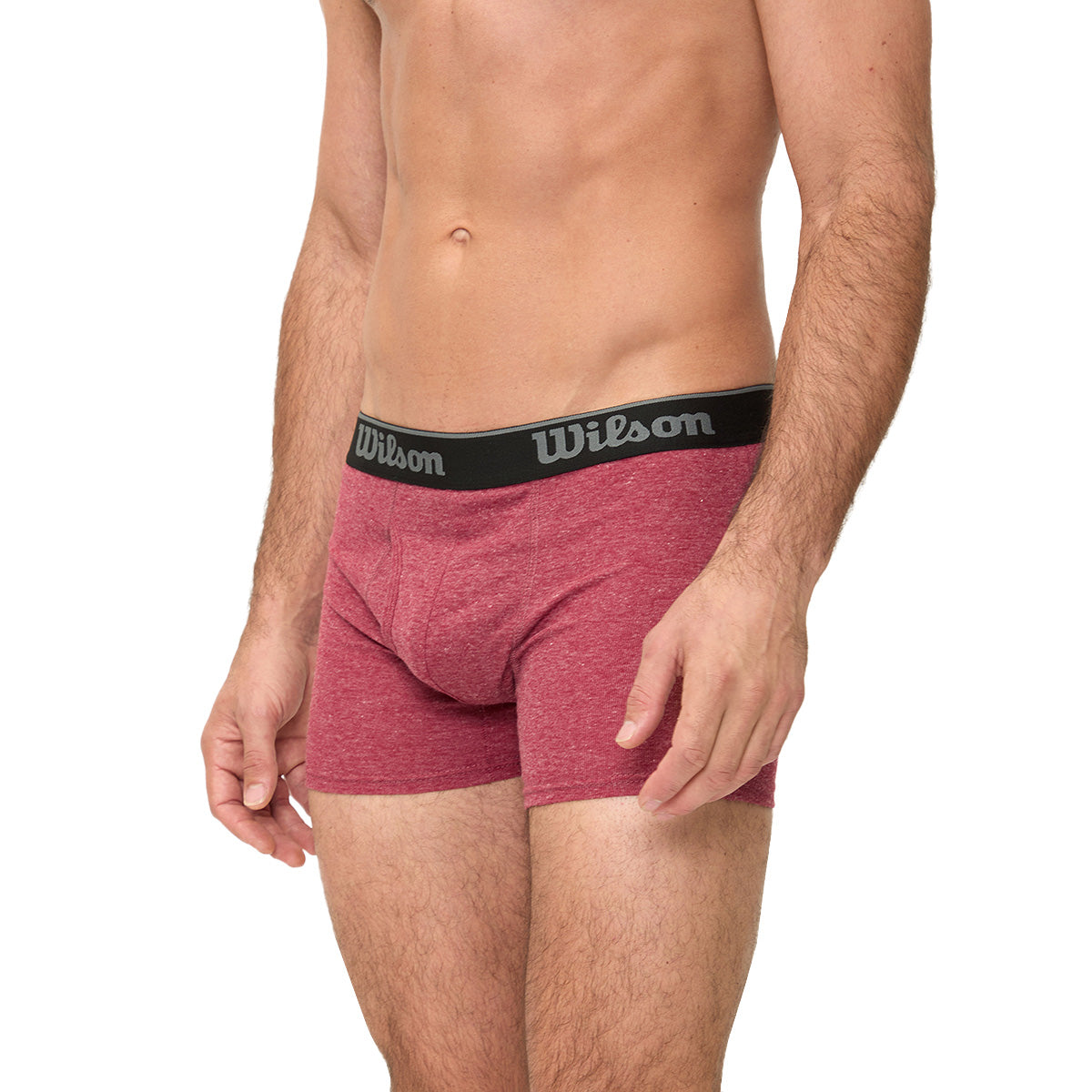 Bóxer Liso Wilson Suave Al Tacto Para Hombre Vino - Sports Center