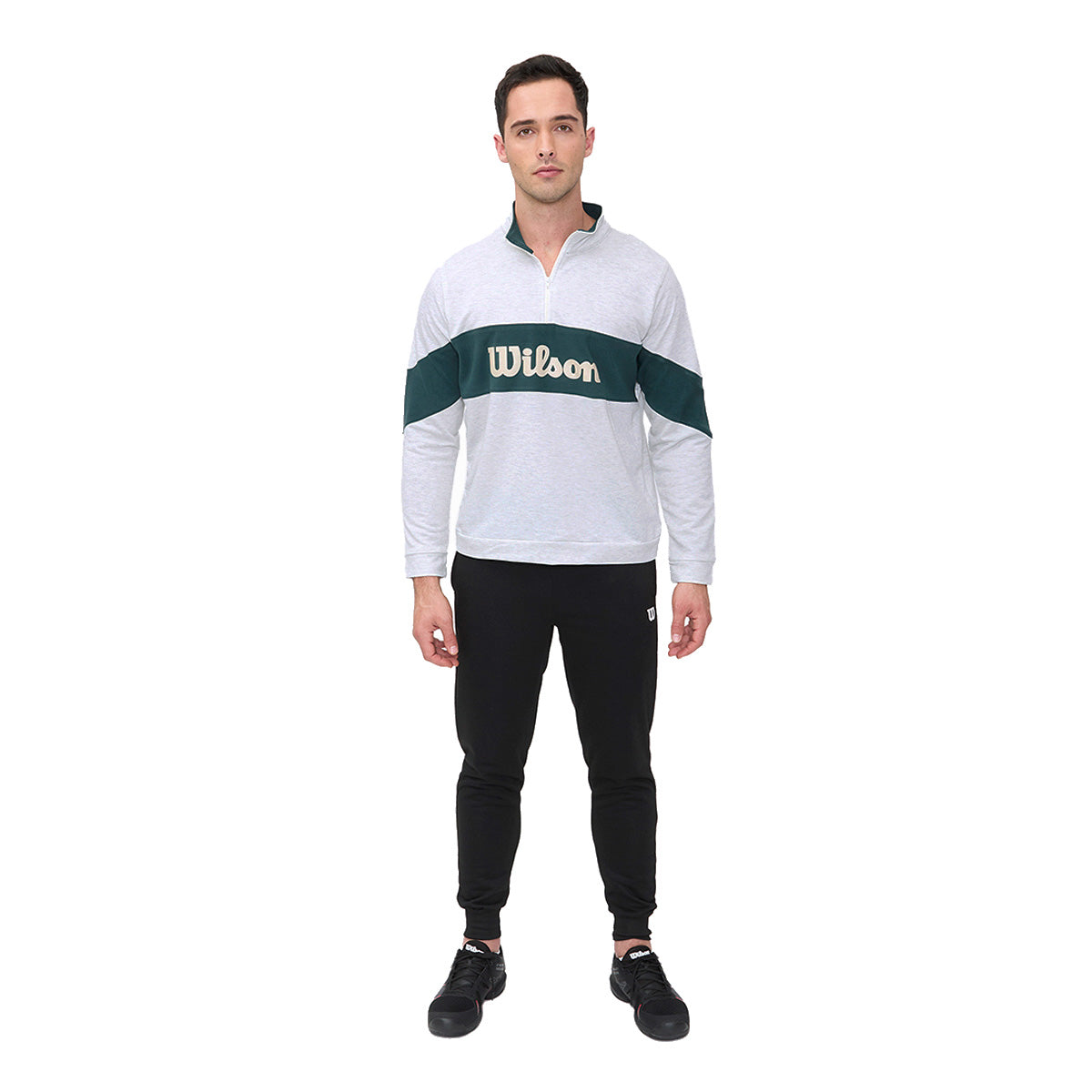 Sudadera Deportiva Wilson Con Franja para Hombre - Sports Center