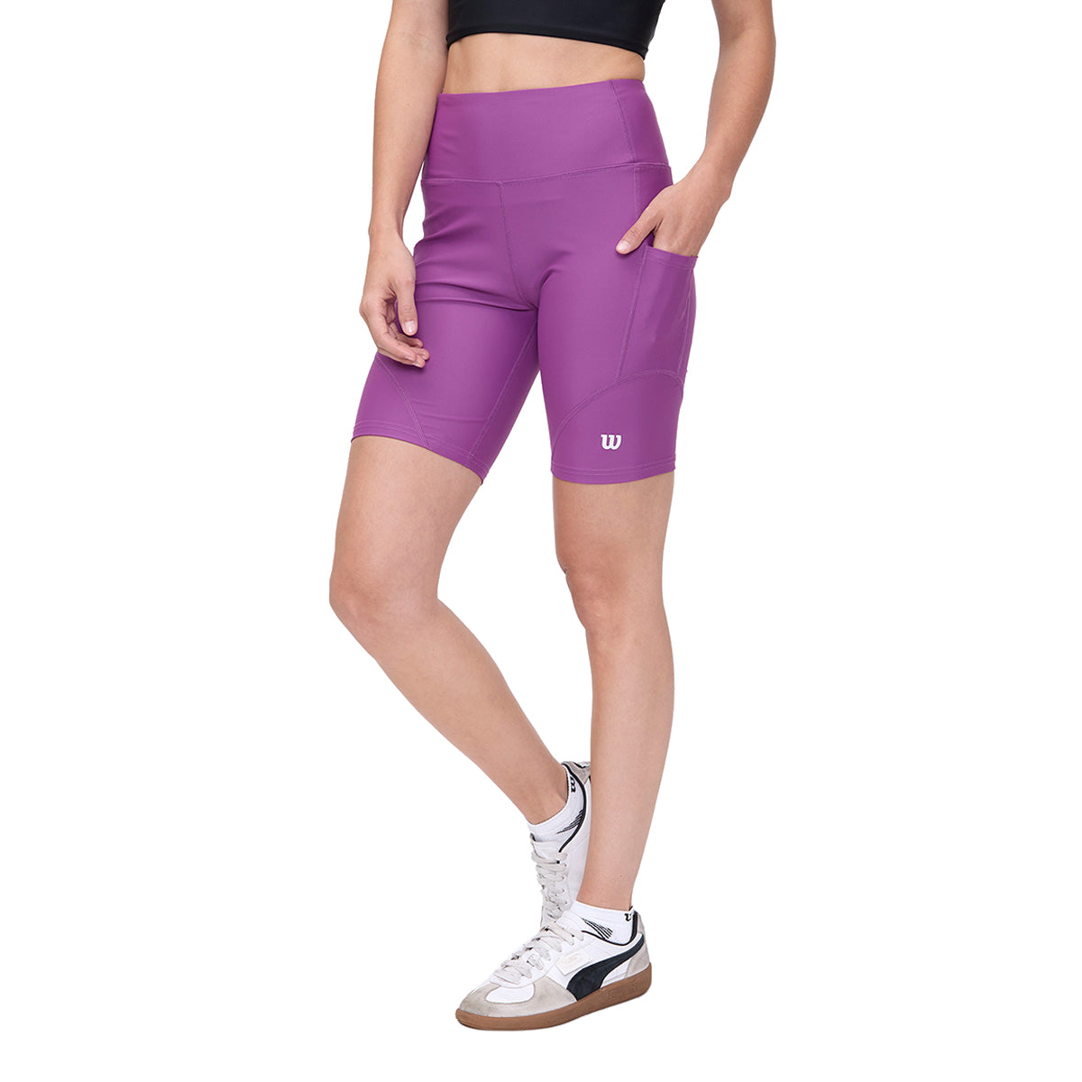 Biker Deportivo Wilson Tiro Alto Wilson Elástico Resistente para Mujer - Sports Center