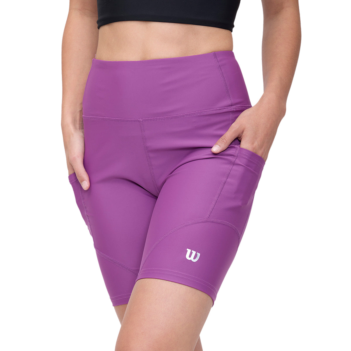 Biker Deportivo Wilson Tiro Alto Wilson Elástico Resistente para Mujer - Sports Center