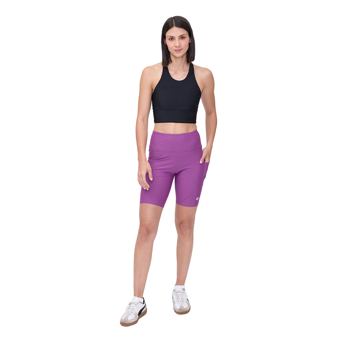 Biker Deportivo Wilson Tiro Alto Wilson Elástico Resistente para Mujer - Sports Center