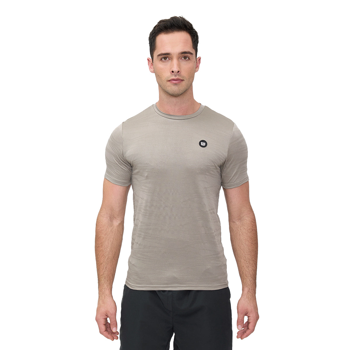 Playera Deportiva Ultra Flexible Relieve al tacto para Caballero