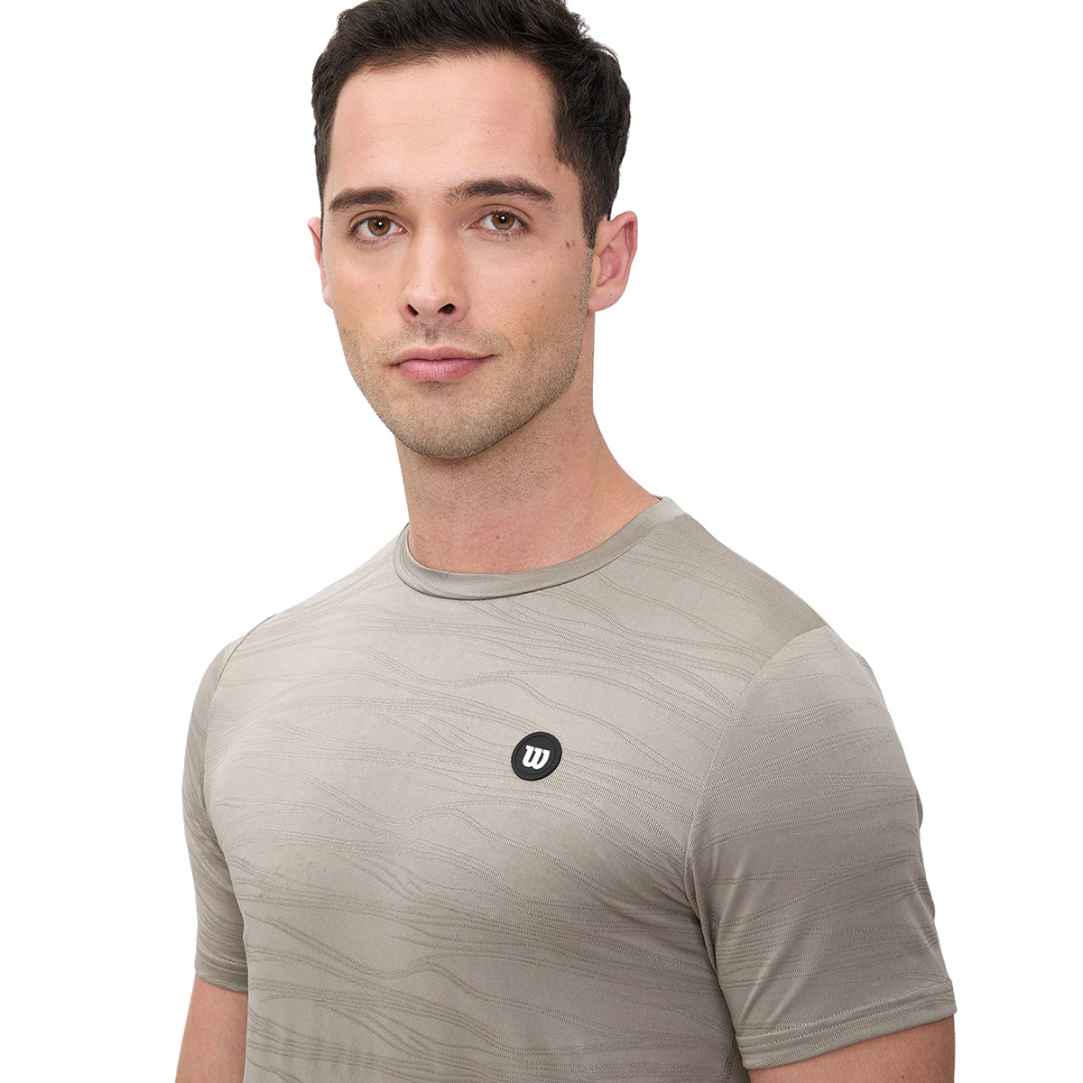 Playera Deportiva Ultra Flexible Relieve al tacto para Caballero