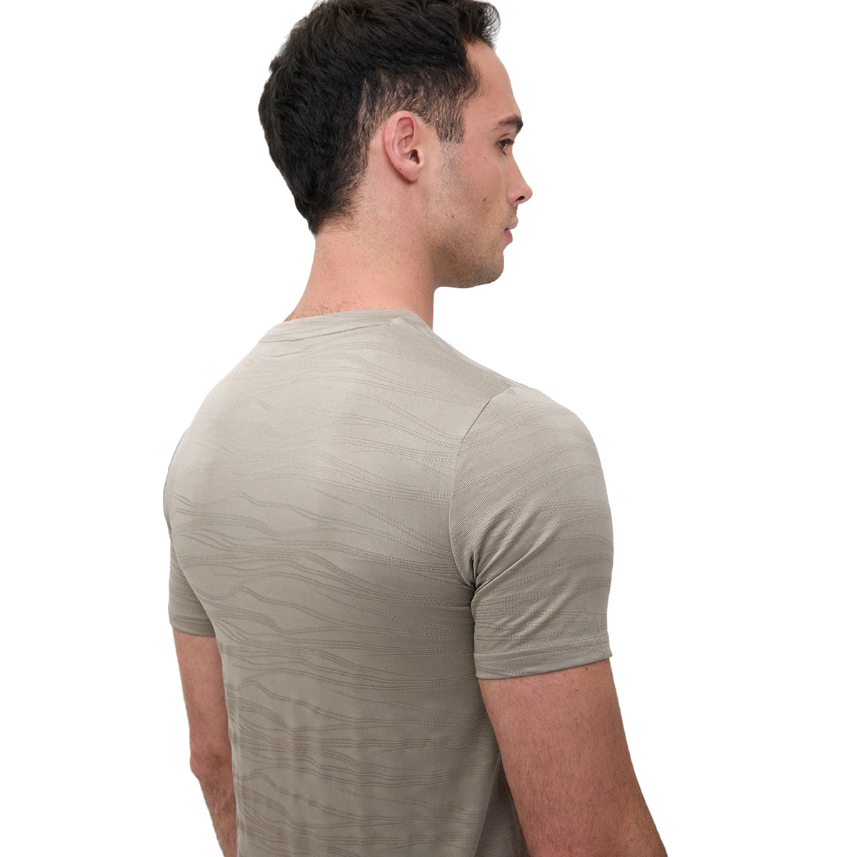 Playera Deportiva Ultra Flexible Relieve al tacto para Caballero