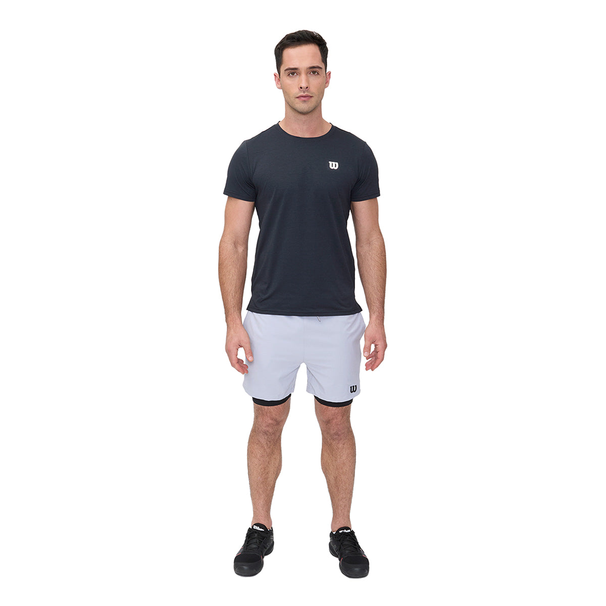 Short 2 en 1 Wilson Deportivo Resistente Hombre - Sports Center
