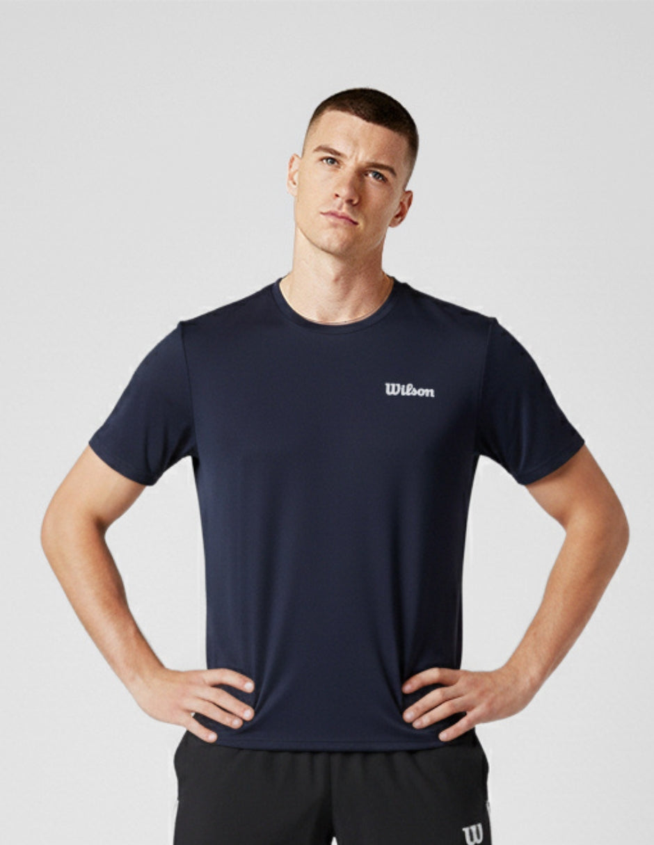 Playera Wilson Ultra ligera Cuello Redondo para Hombre