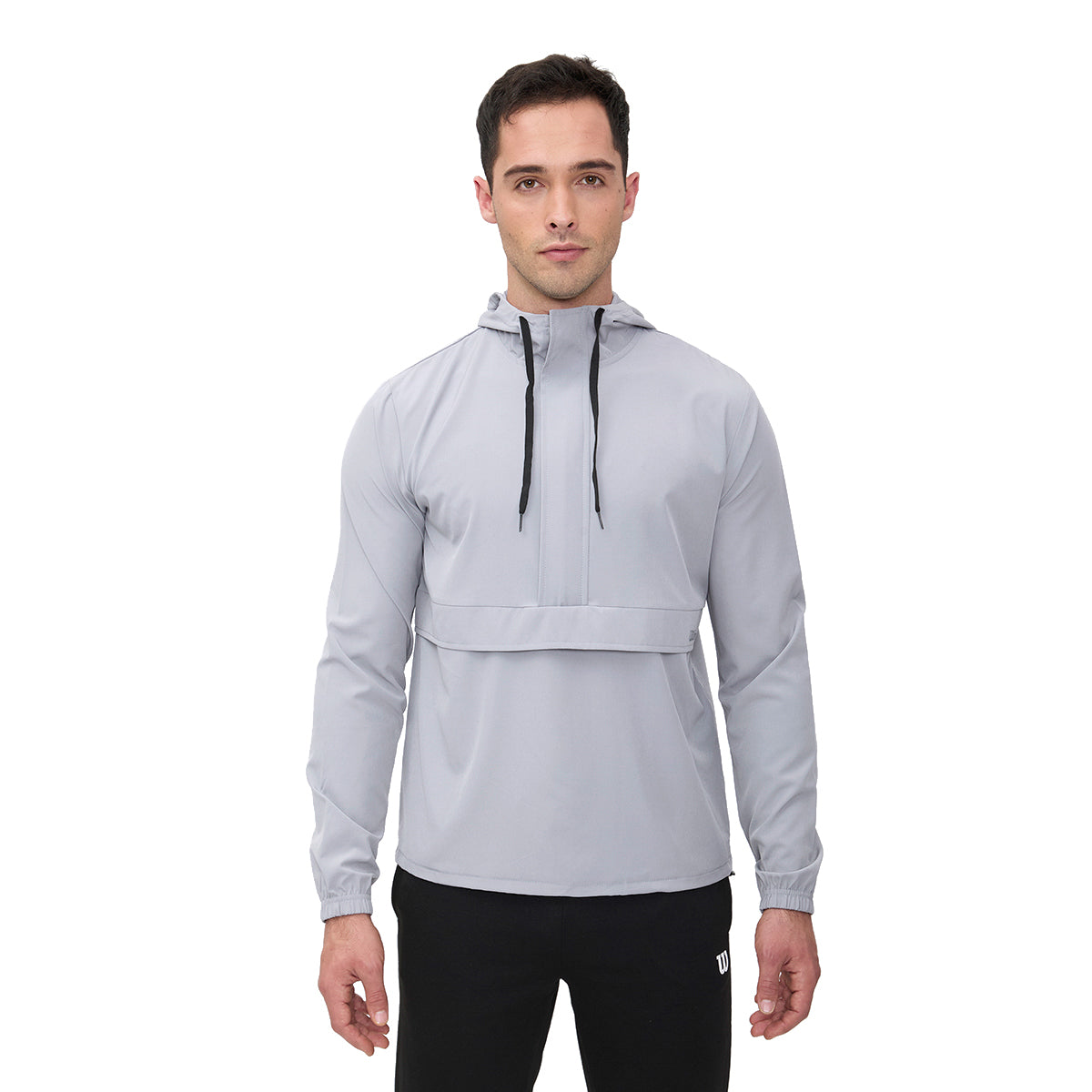 Sudadera Wilson Flex Ligera Medio Cierre con Capucha Hombre
