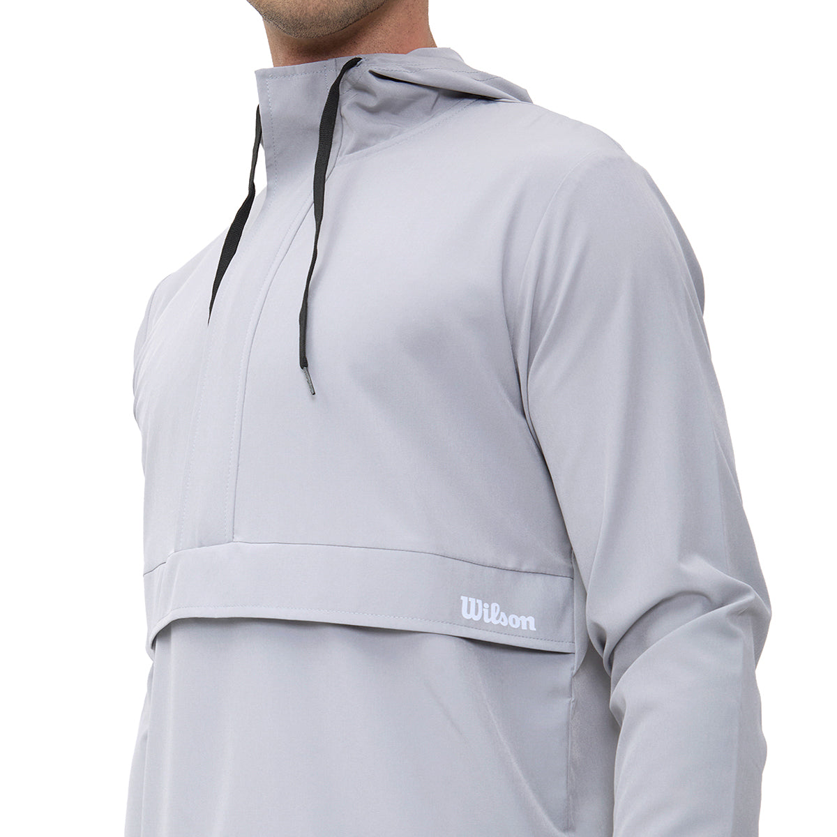 Sudadera Wilson Flex Ligera Medio Cierre con Capucha Hombre