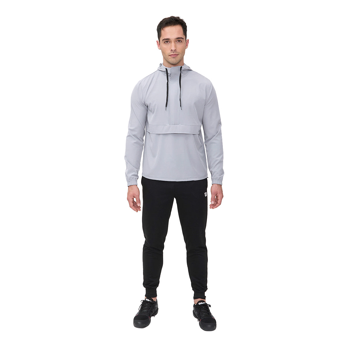 Sudadera Wilson Flex Ligera Medio Cierre con Capucha Hombre