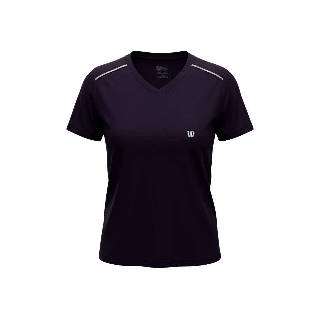Playera Wilson Cuello V Ventilada para Mujer - Sports Center