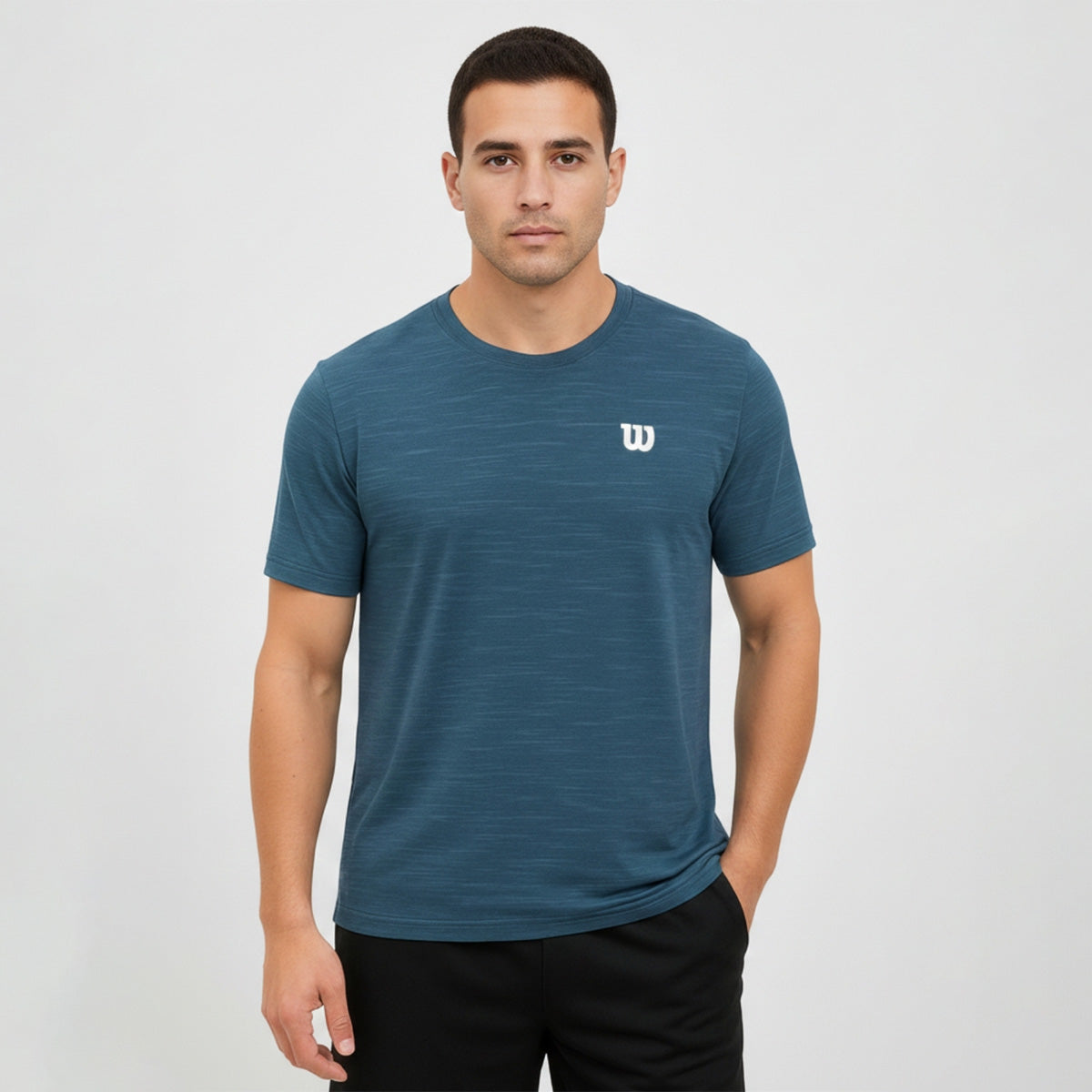 Playera Wilson Mc Bee Jaspeada Cuello Redondo Hombre - Sports Center