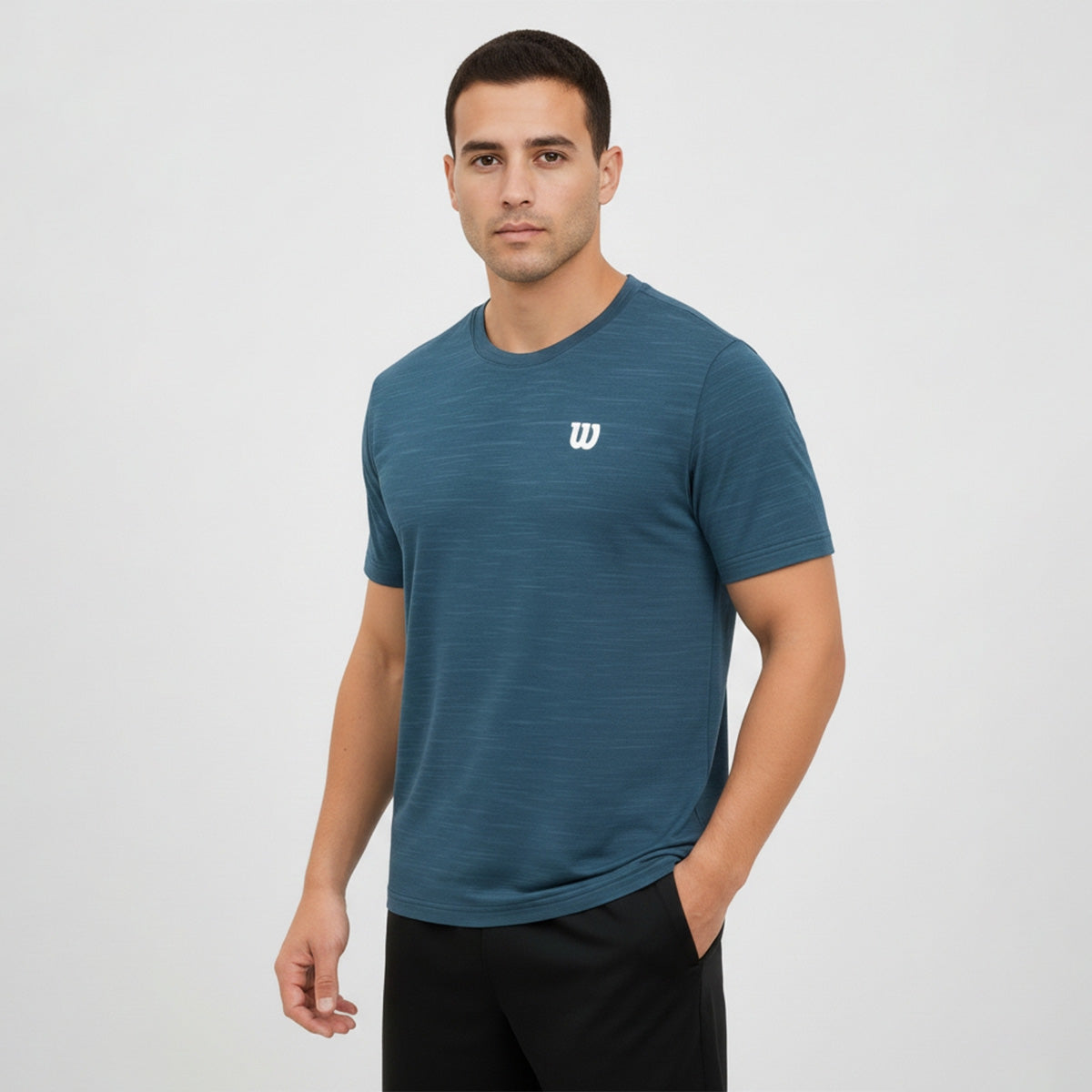 Playera Wilson Mc Bee Jaspeada Cuello Redondo Hombre - Sports Center