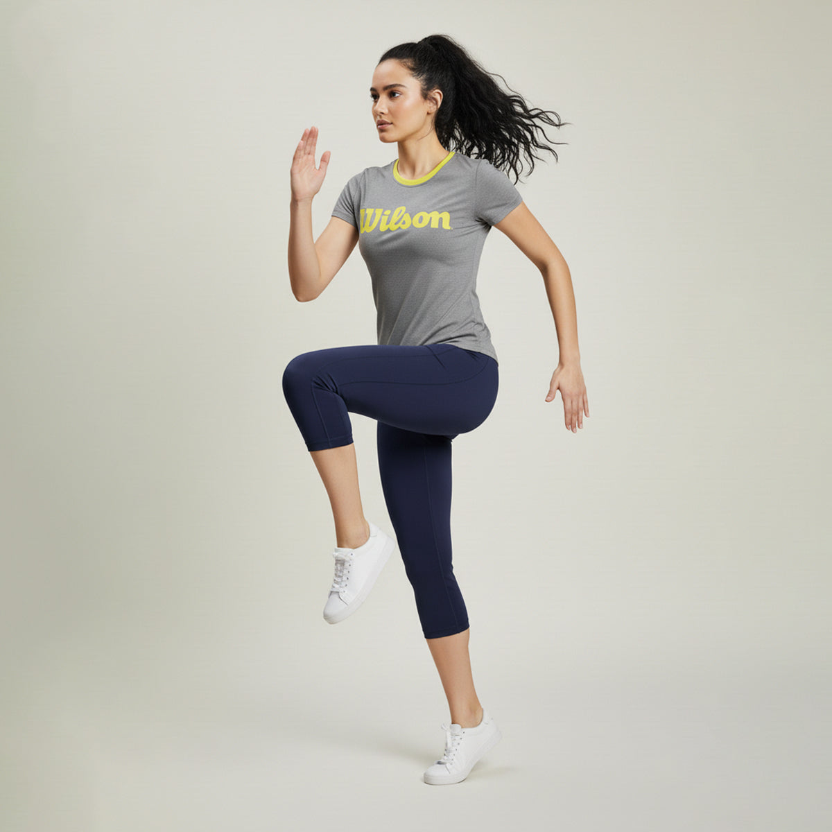 Playera Wilson Slim Fit Cuello Redondo Mujer - Sports Center