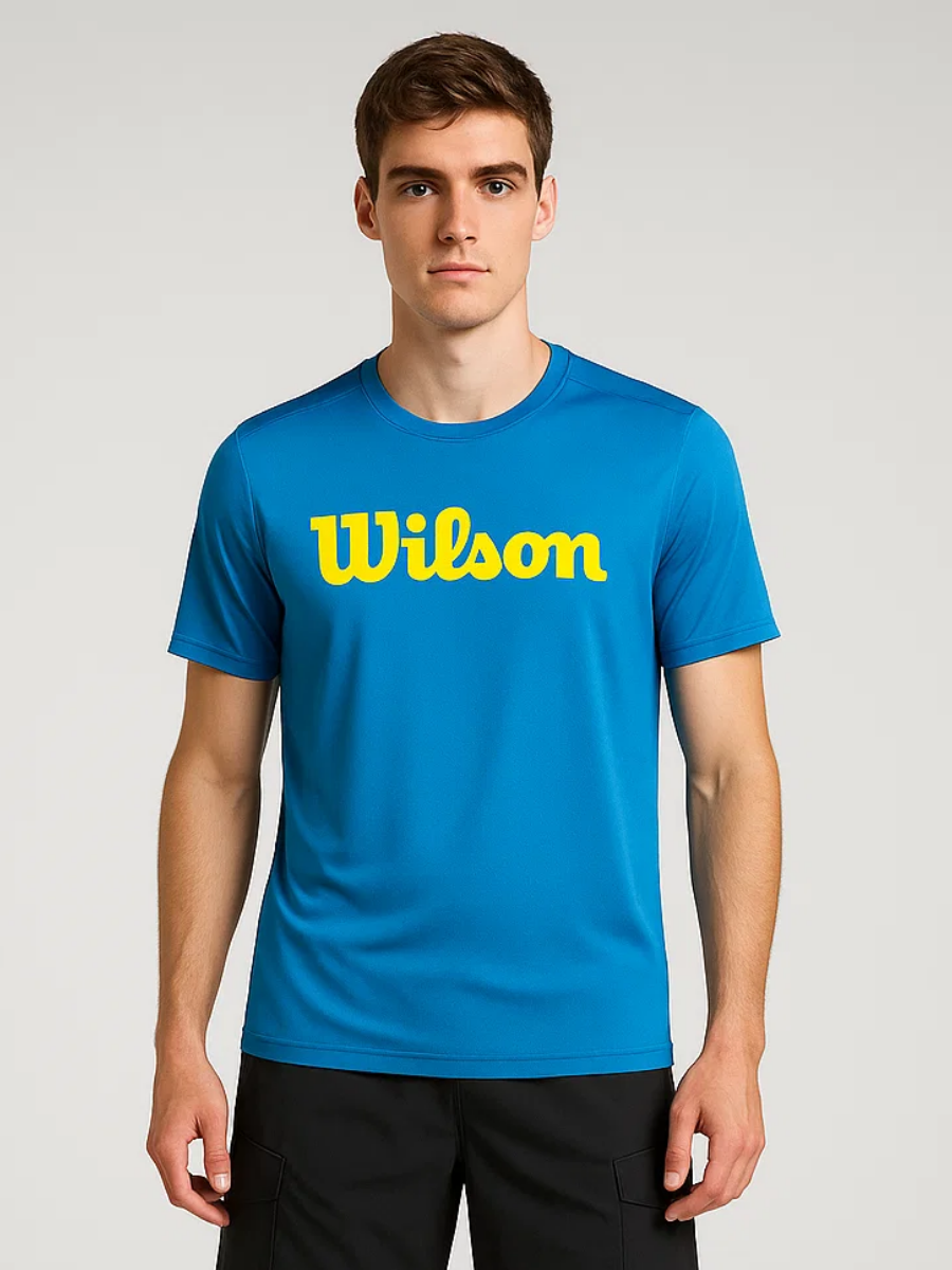 Playera Wilson Deportiva Cuello Redondo Hombre