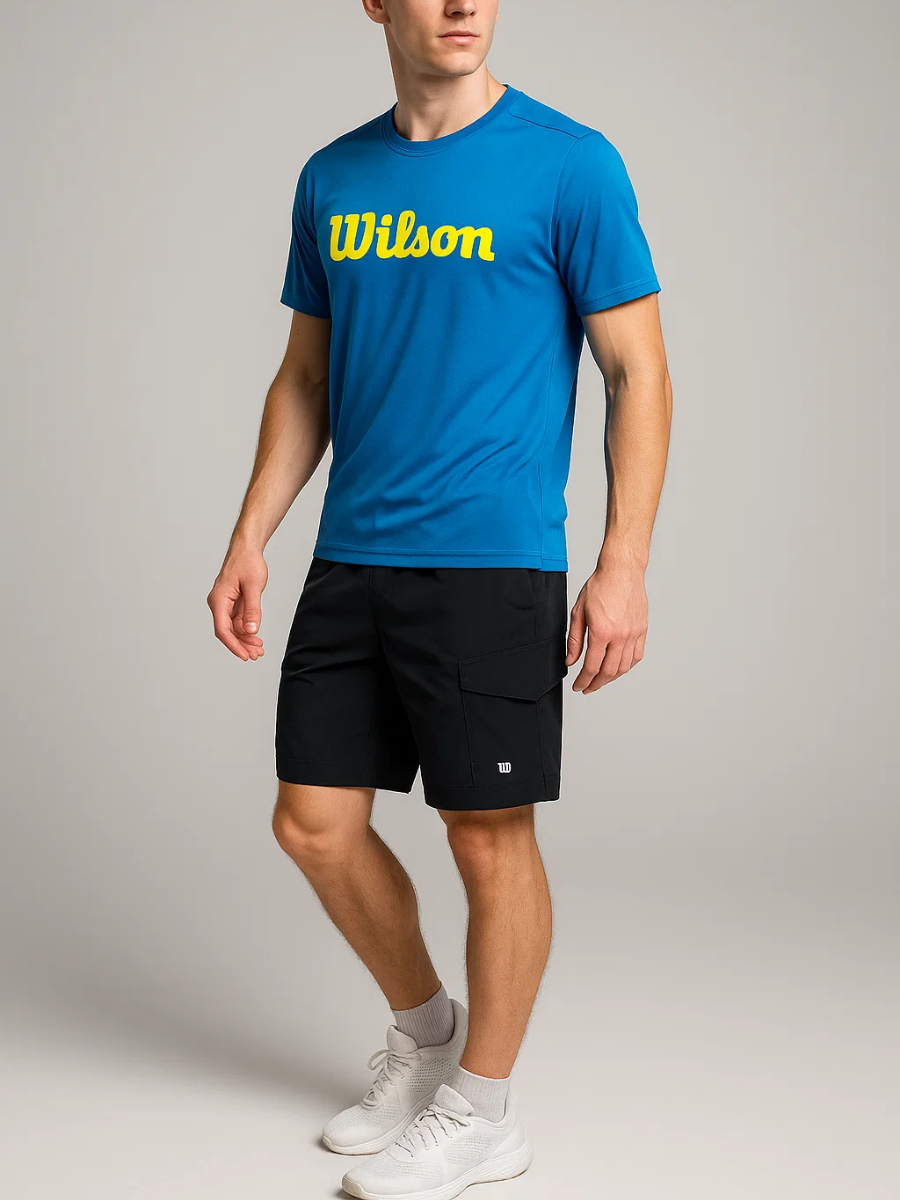 Playera Wilson Deportiva Cuello Redondo Hombre