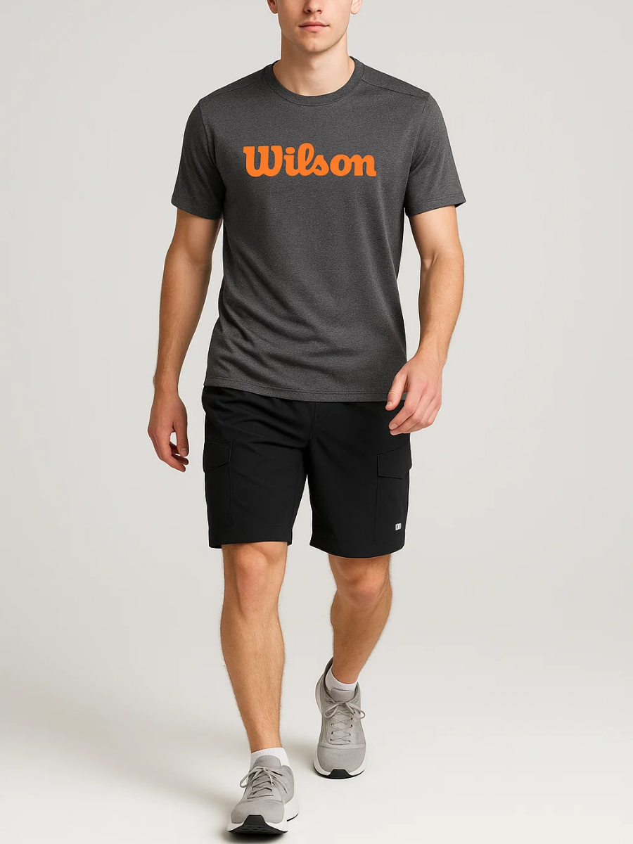 Playera Wilson Deportiva Cuello Redondo Hombre