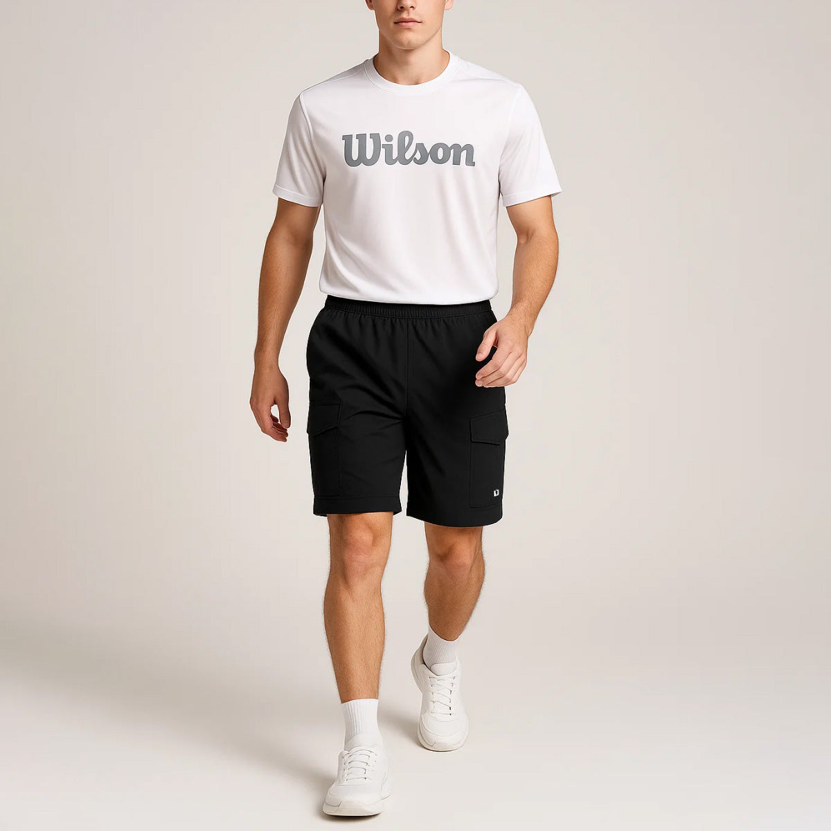 Playera Wilson Deportiva Cuello Redondo Hombre