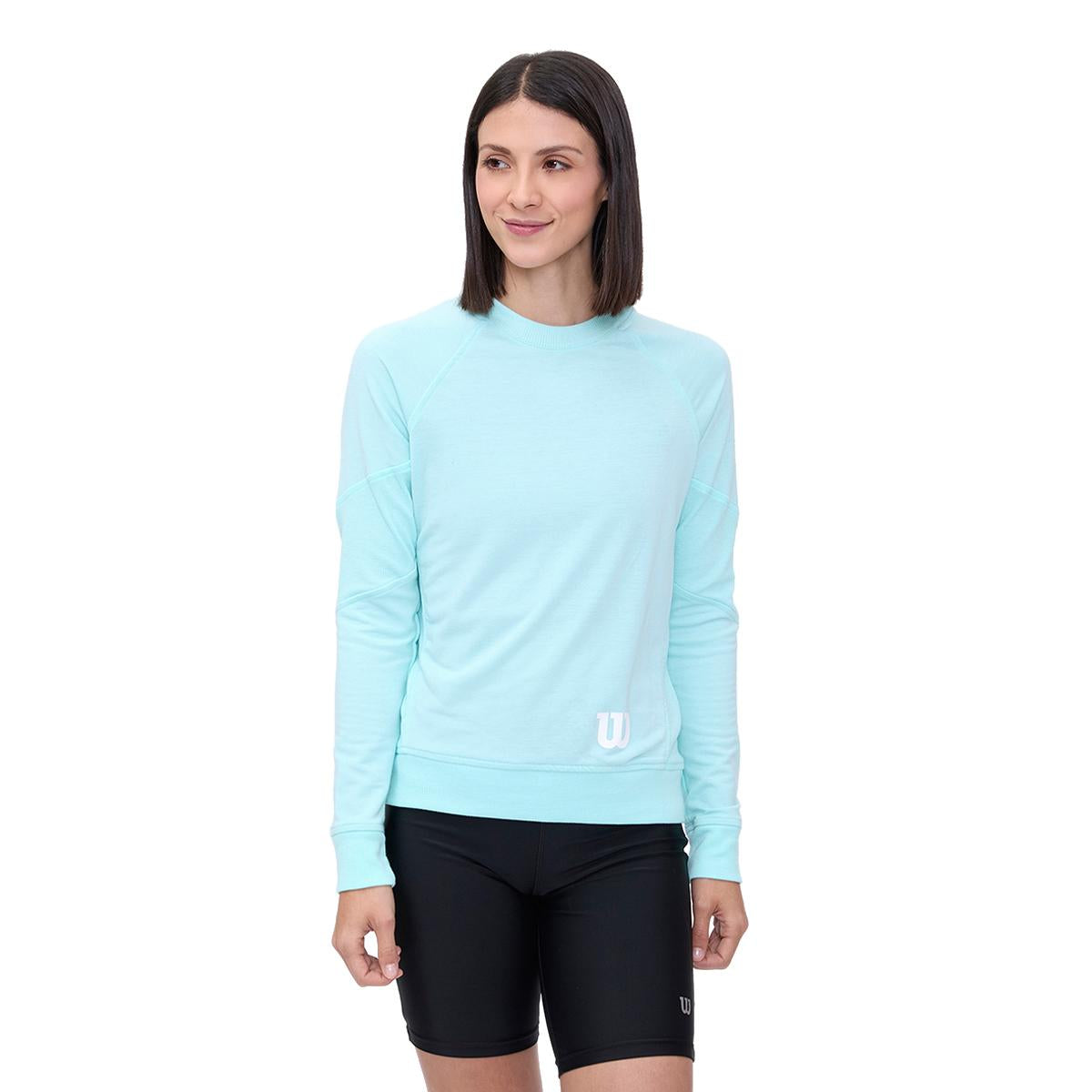 Sudadera Wilson Canalé Aqua Mujer