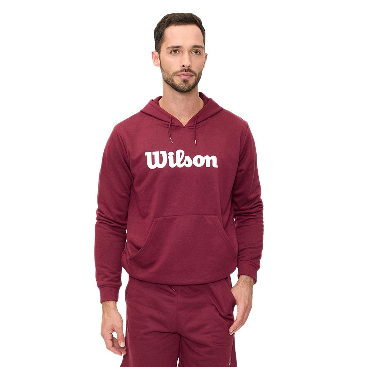 Sudadera Wilson Térmica Bolsillo Canguro con Capucha Hombre - Sports Center