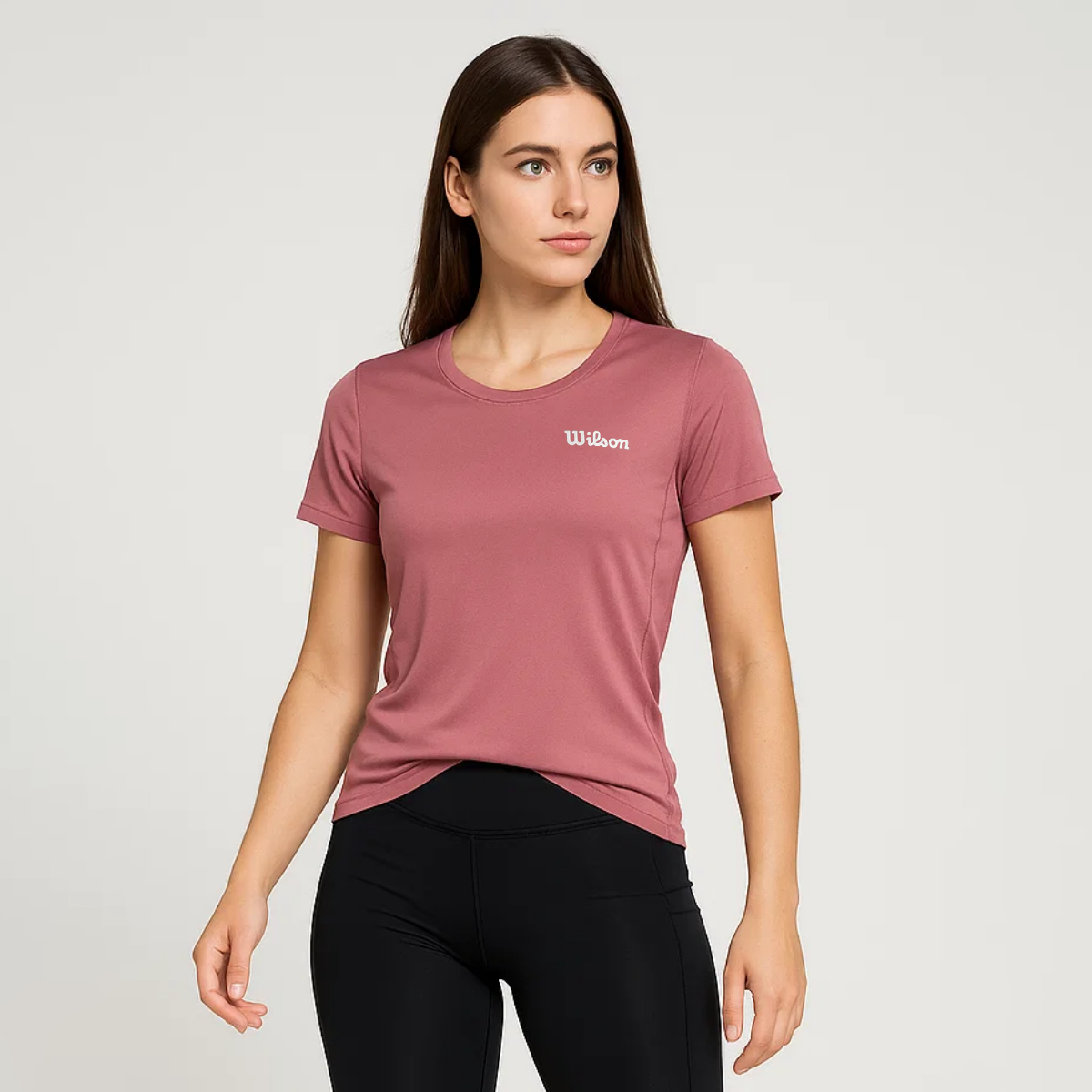 Playera Wilson Ultra ligera Cuello Redondo para Mujer