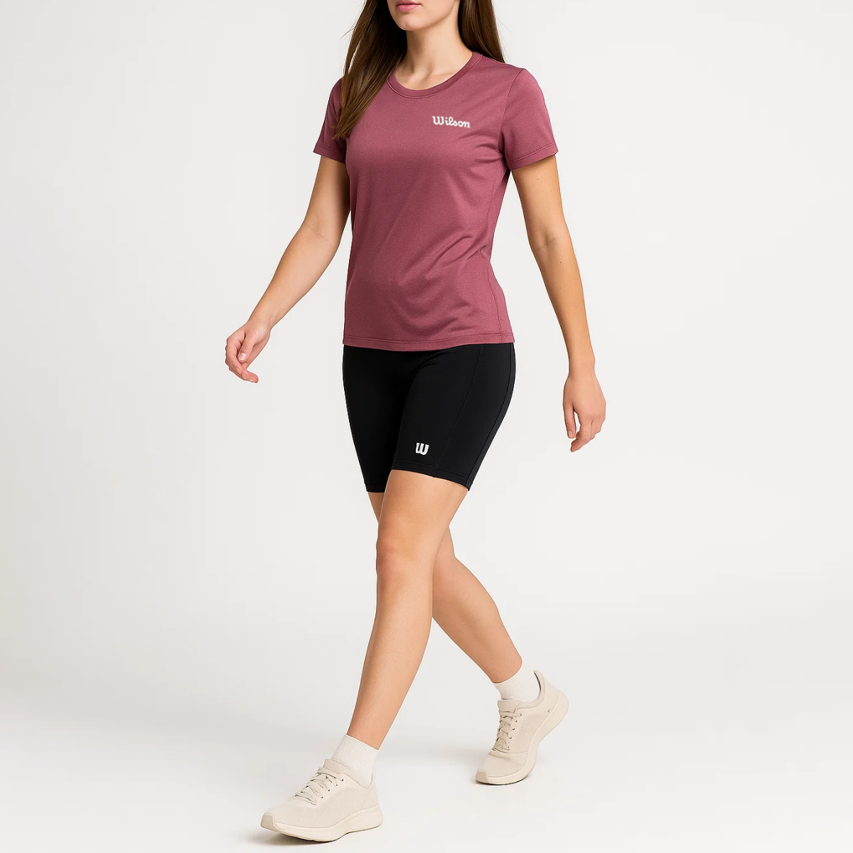 Playera Wilson Ultra ligera Cuello Redondo para Mujer