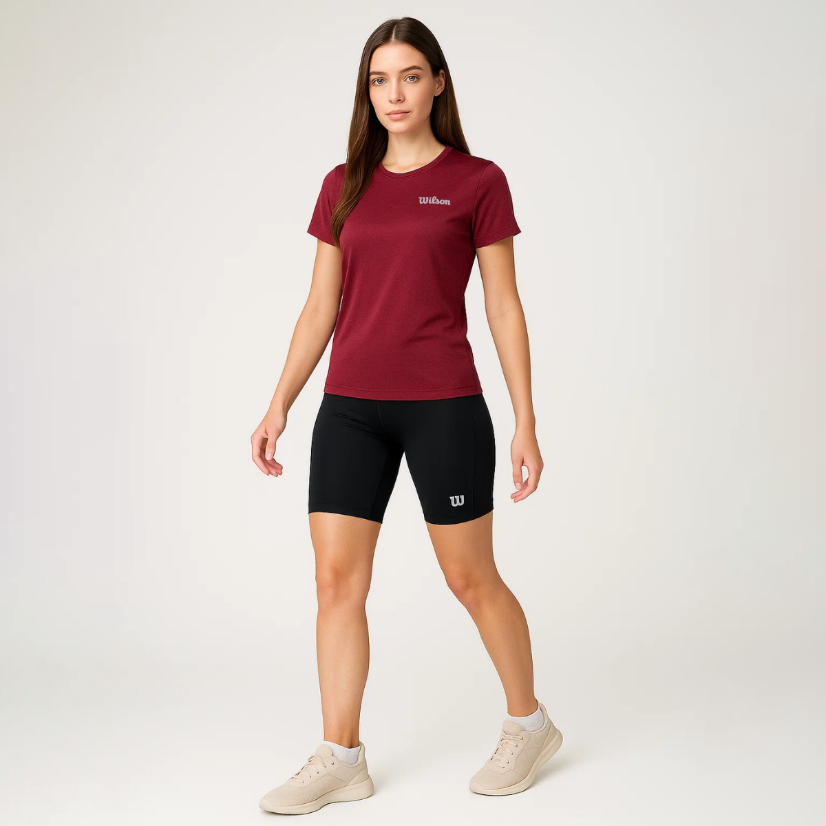 Playera Wilson Ultra ligera Cuello Redondo para Mujer