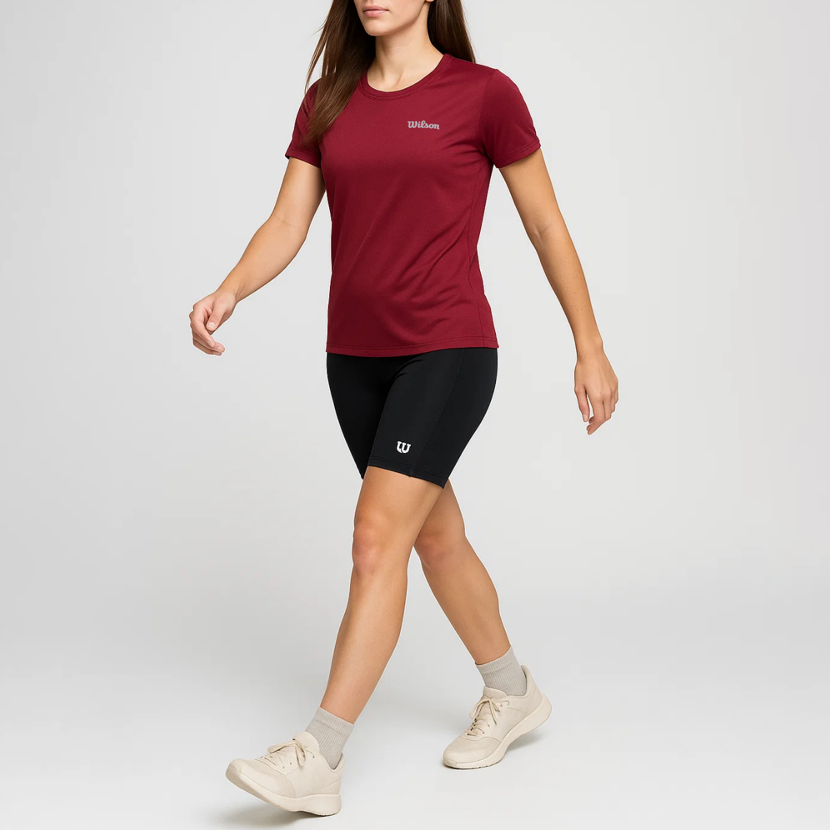 Playera Wilson Ultra ligera Cuello Redondo para Mujer
