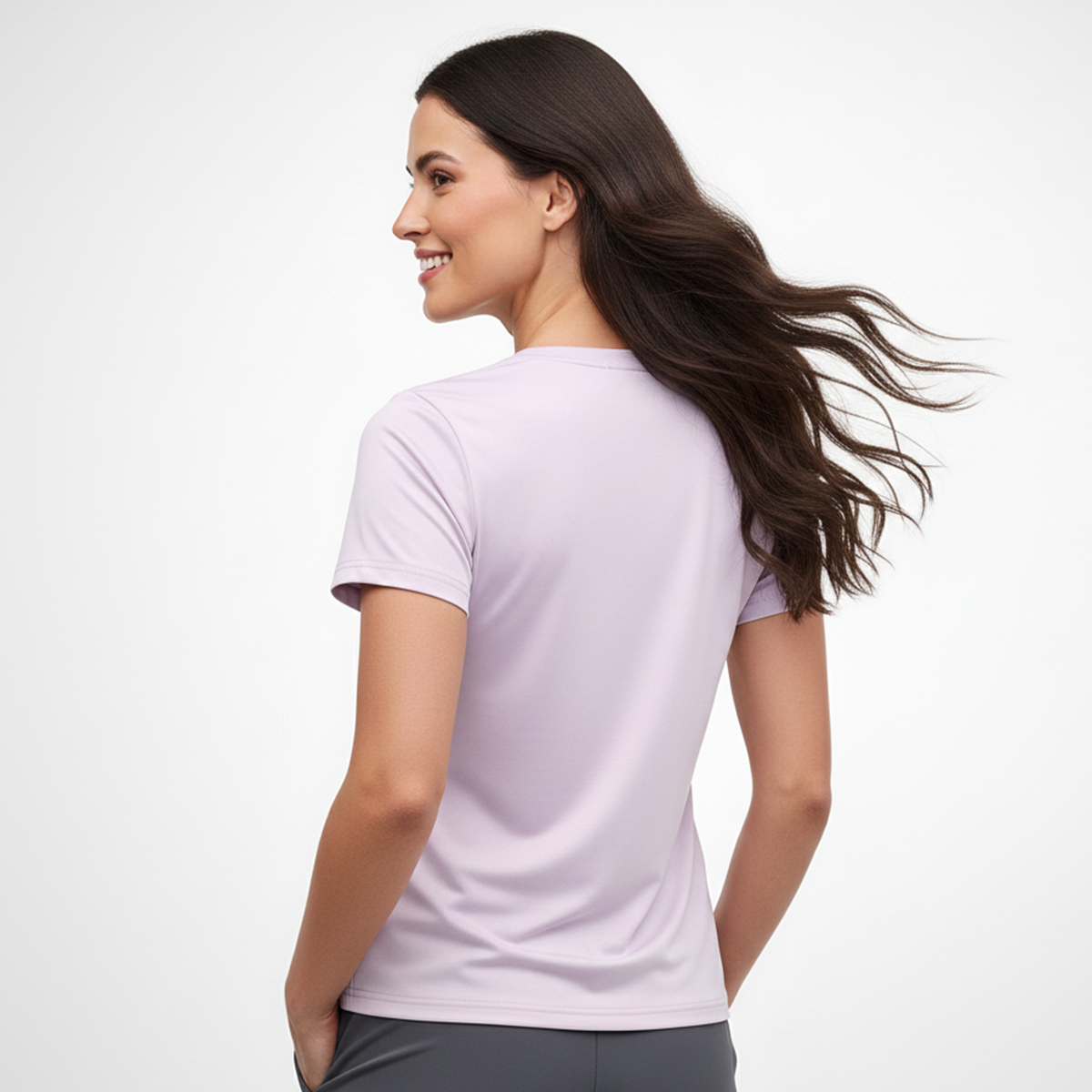 Playera Wilson Ultra ligera Cuello V para Mujer