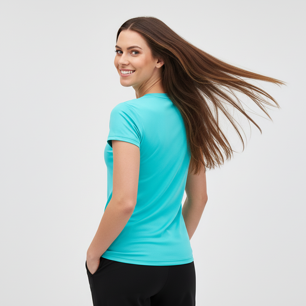 Playera Wilson Ultra ligera Cuello V para Mujer