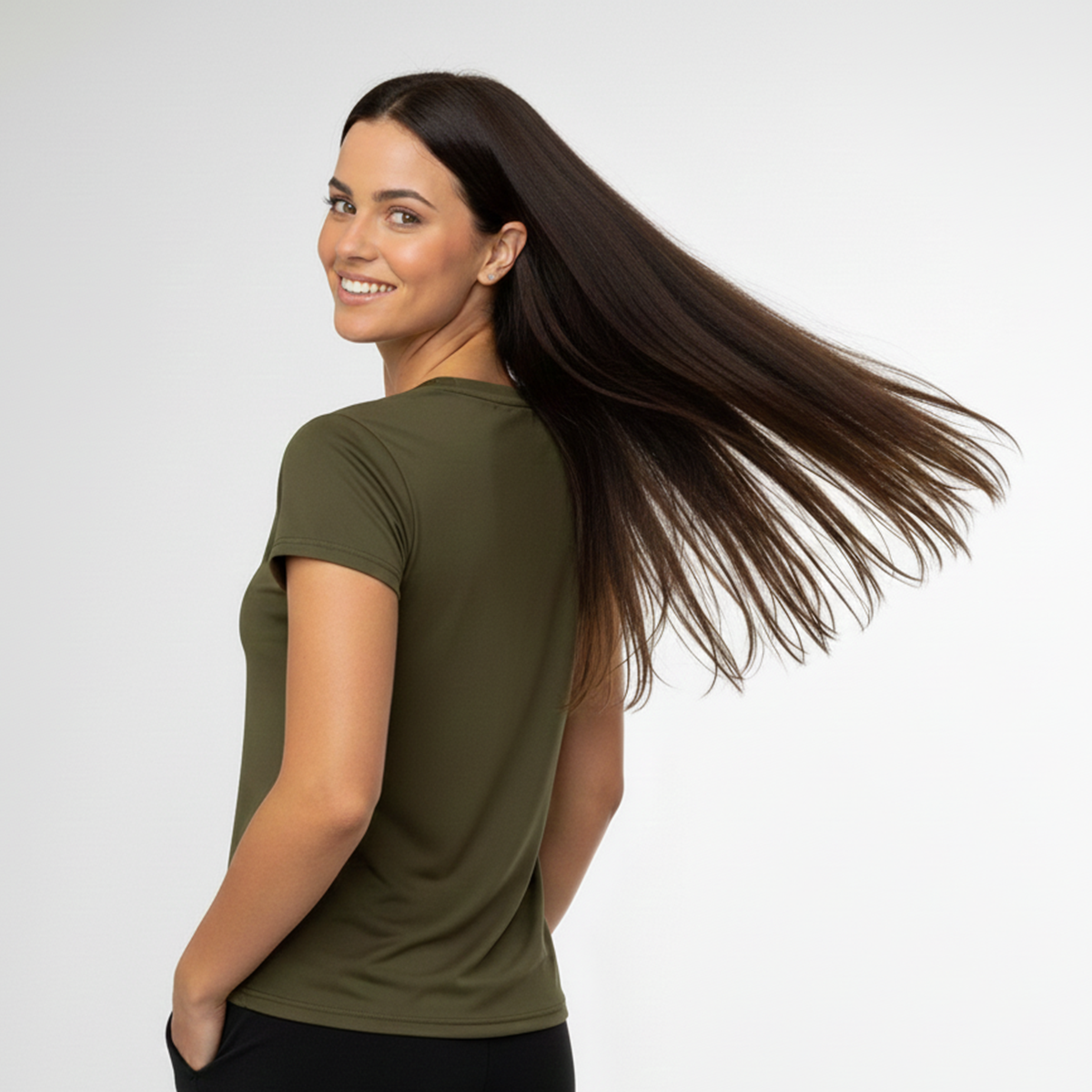 Playera Wilson Ultra ligera Cuello V para Mujer