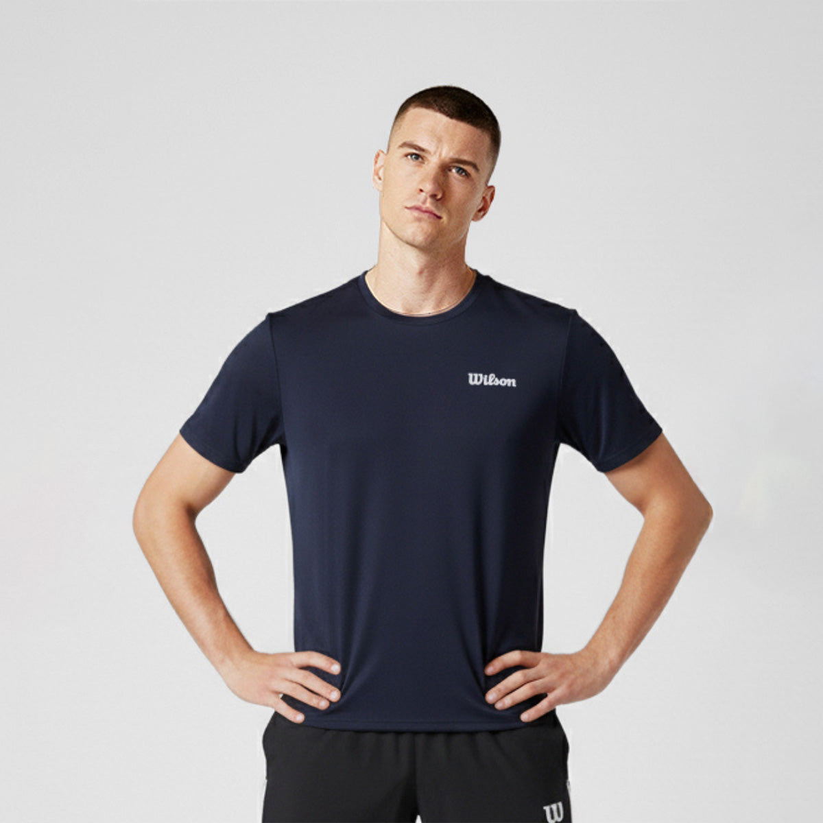 Playera Wilson Ultra ligera Cuello Redondo para Hombre