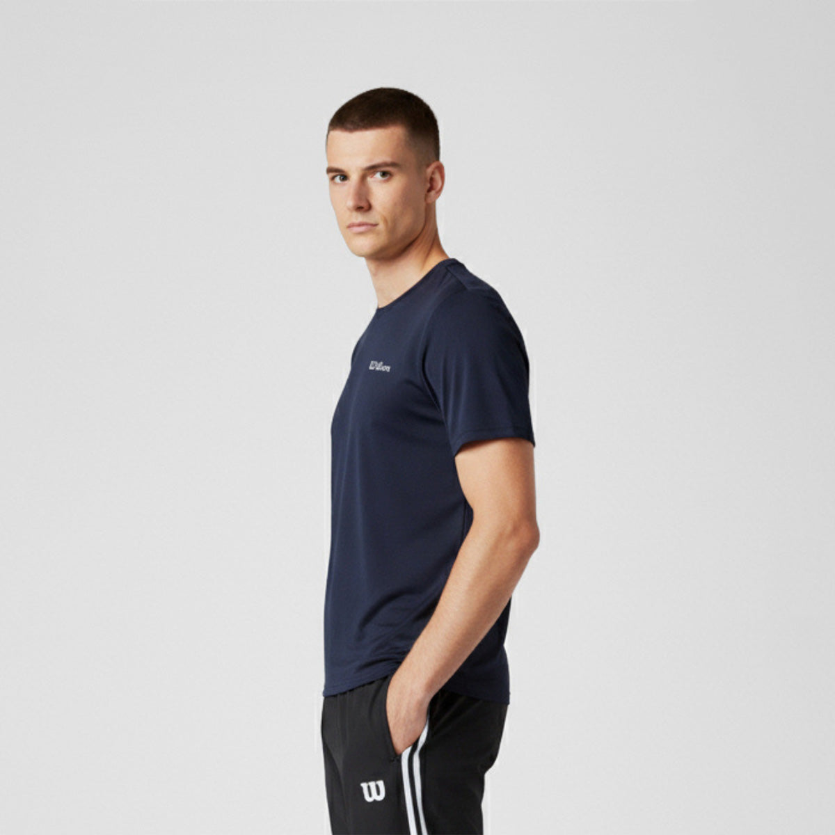 Playera Wilson Ultra ligera Cuello Redondo para Hombre