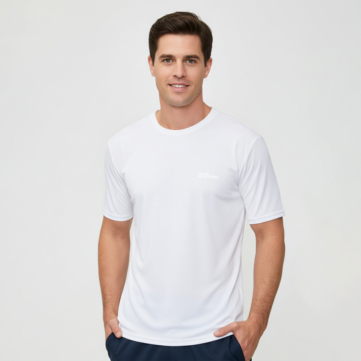 Playera Wilson Ultra ligera Cuello Redondo para Hombre