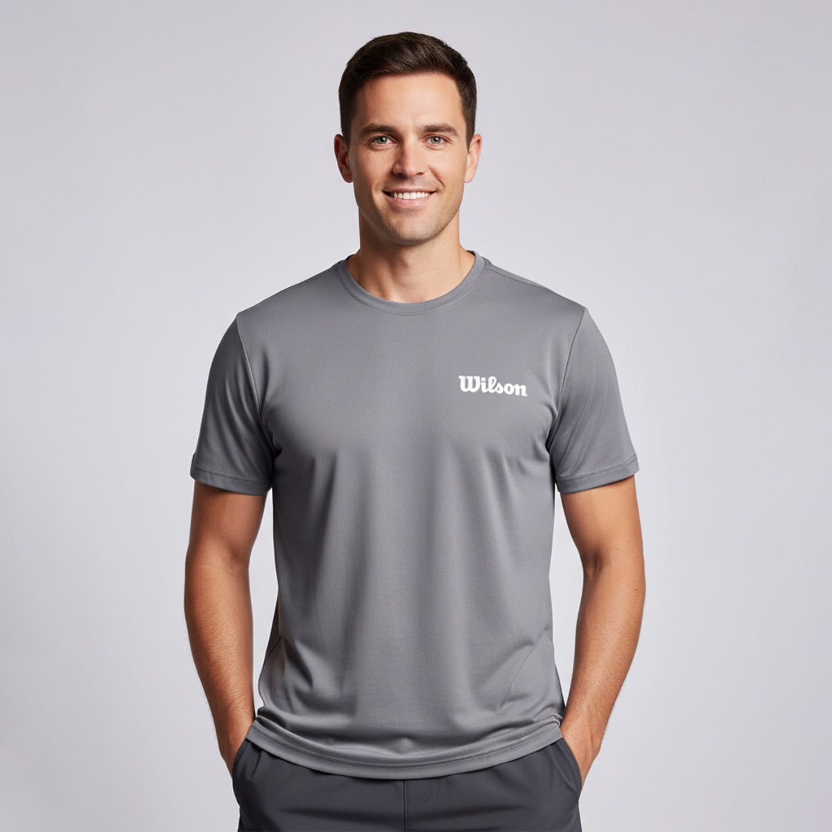 Playera Wilson Ultra ligera Cuello Redondo para Hombre
