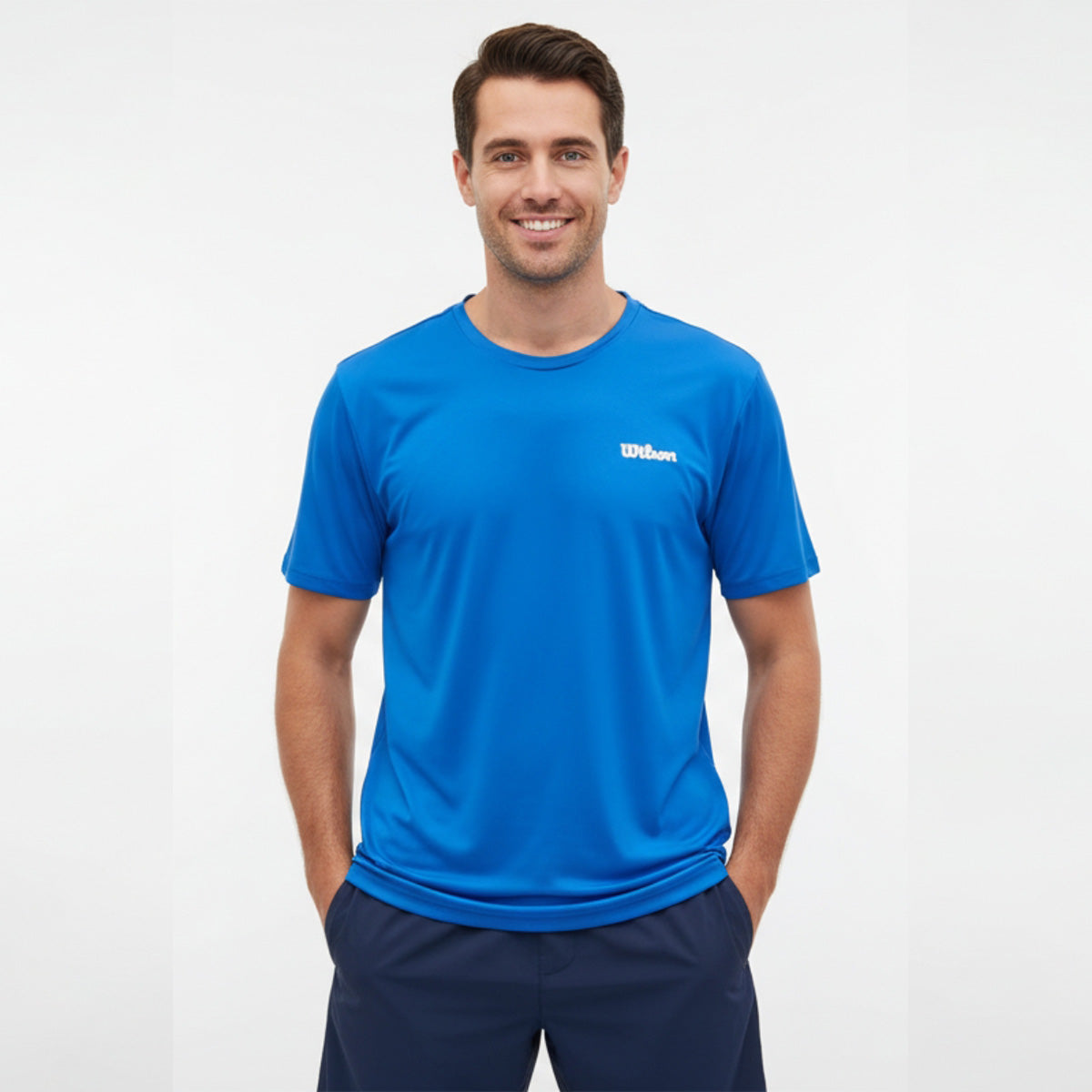 Playera Wilson Ultra ligera Cuello Redondo para Hombre