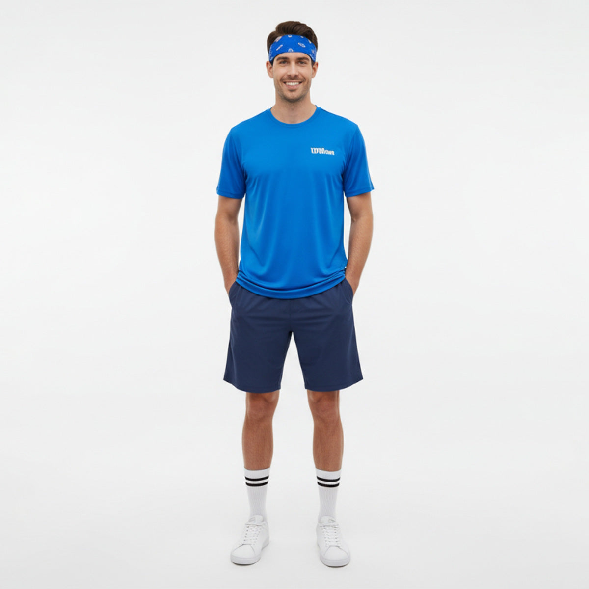 Playera Wilson Ultra ligera Cuello Redondo para Hombre