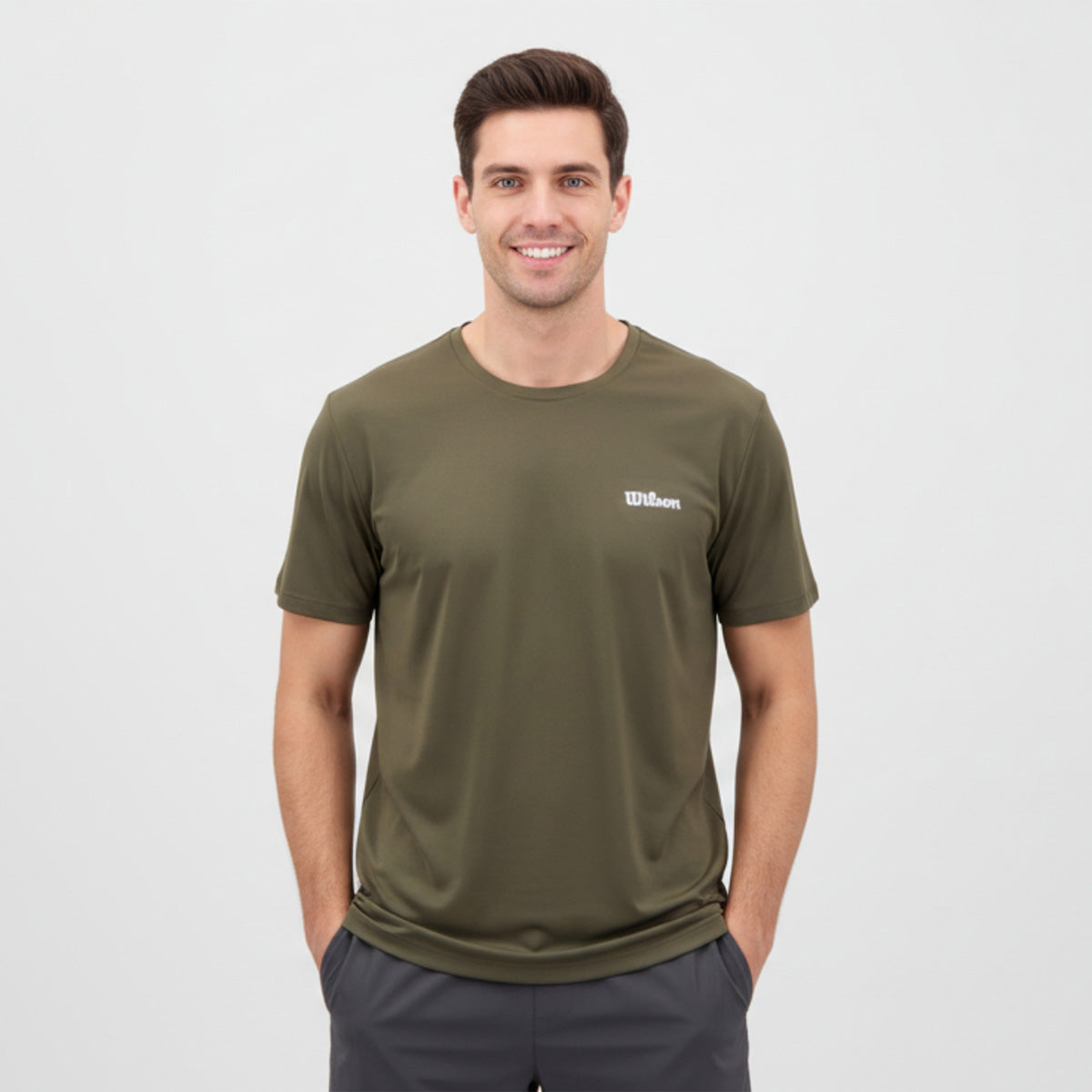 Playera Wilson Ultra ligera Cuello Redondo para Hombre