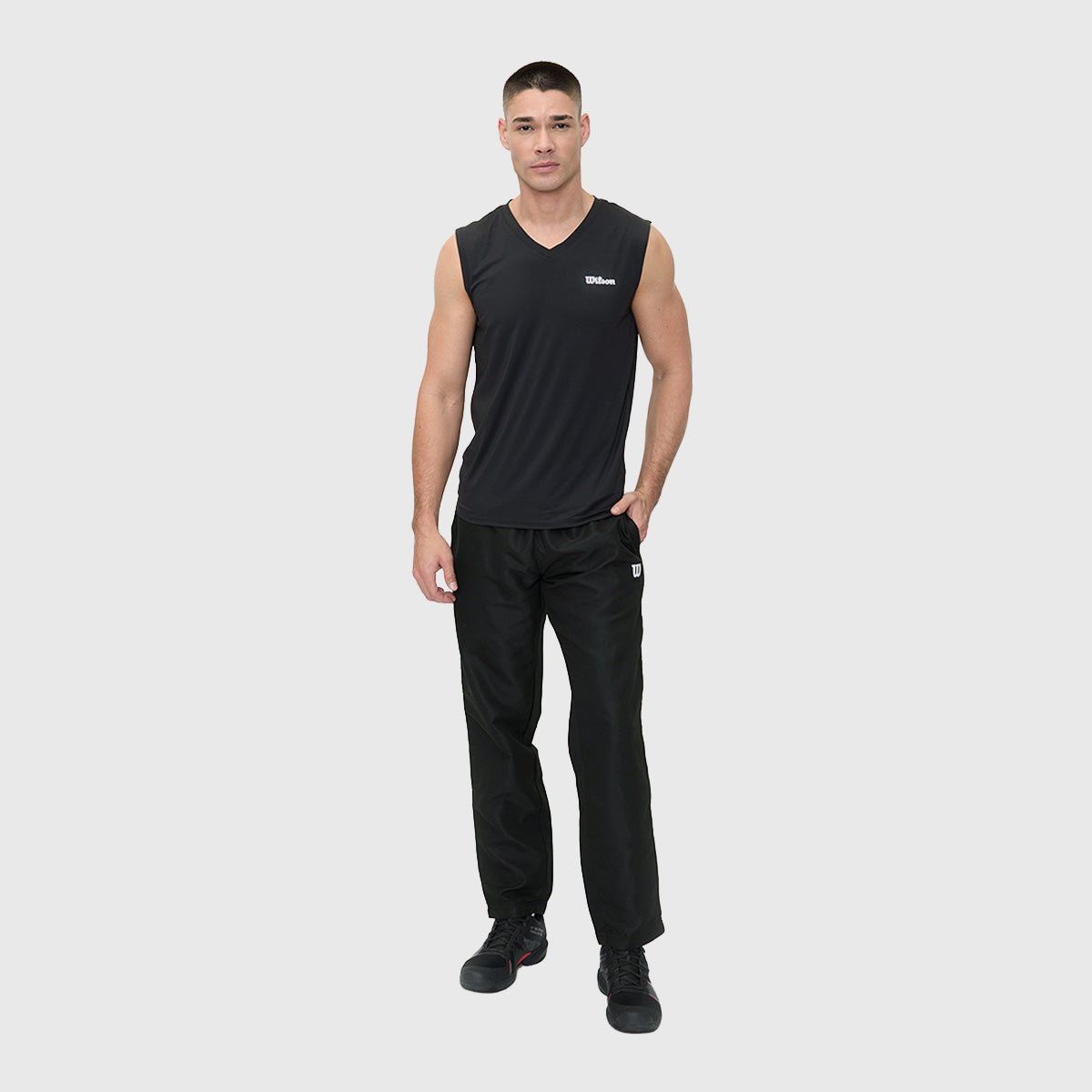 Camiseta Wilson Ultra Ligera Logo Cuello V Hombre - Sports Center