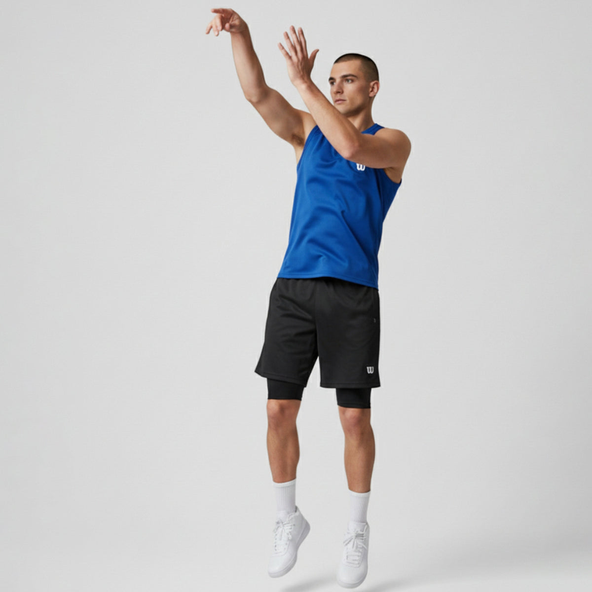 Playera Wilson Ultra Ligera Sin Manga Cuello en V para Hombre - Sports Center