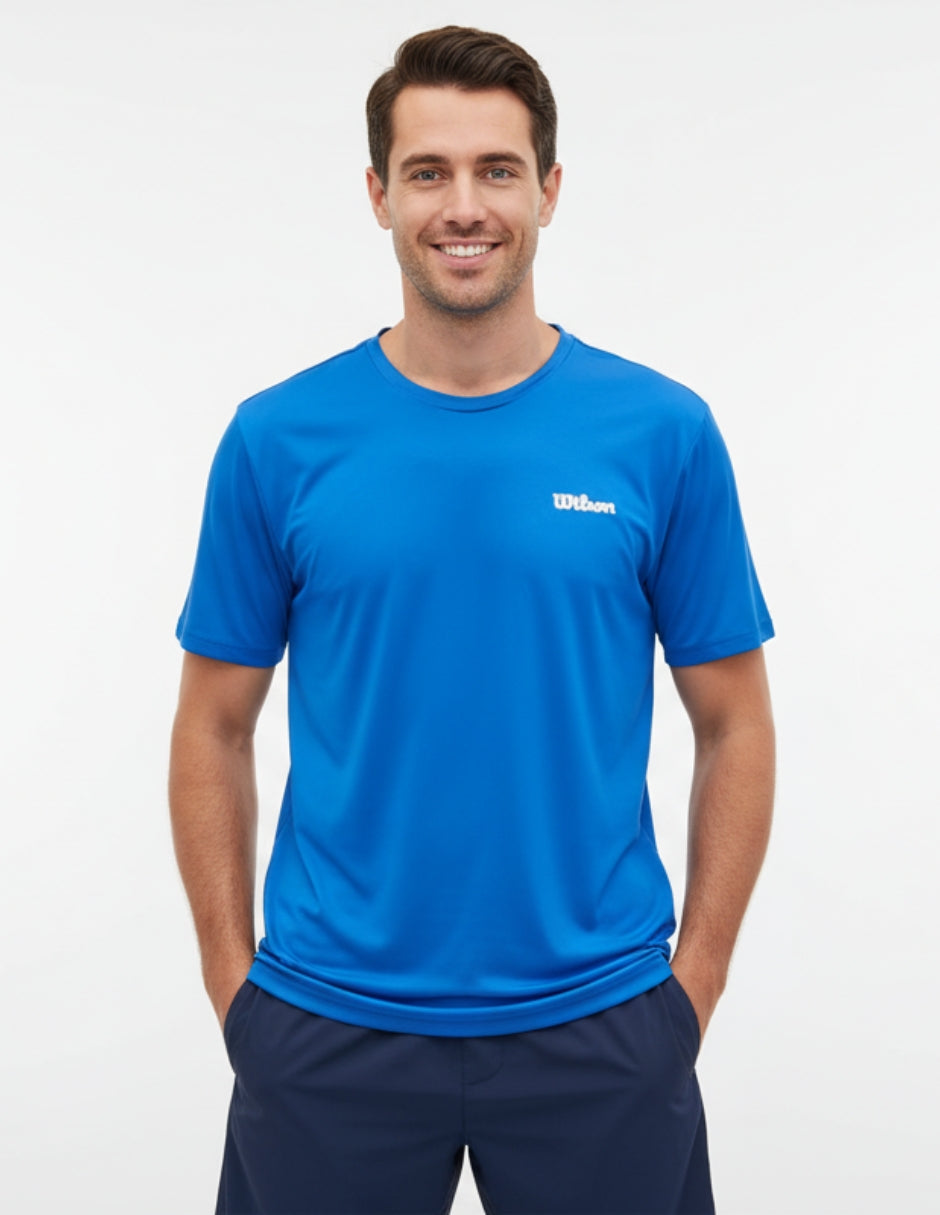 Playera Wilson Ultra ligera Cuello Redondo para Hombre