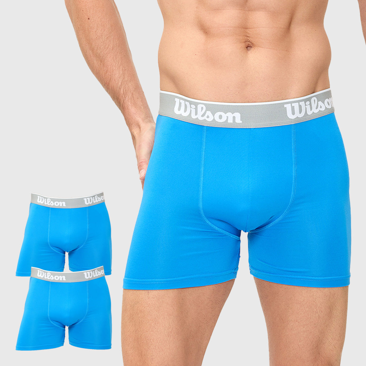 Boxer Wilson Para Hombre Pack 2 Pzas Elástico Resistente - Sports Center
