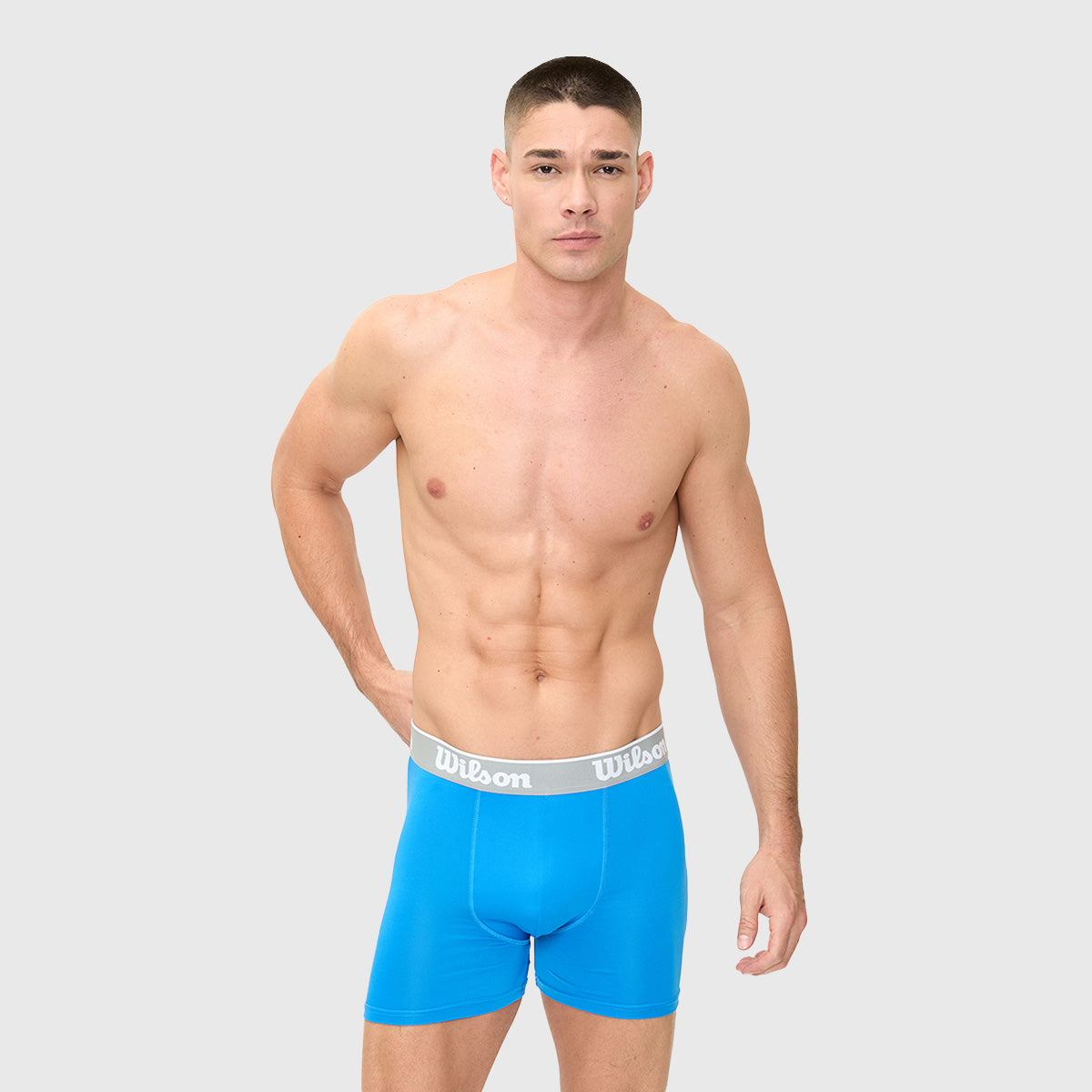 Pack 4 Bóxers Medios Wilson Liso Transpirables Hombre - Sports Center