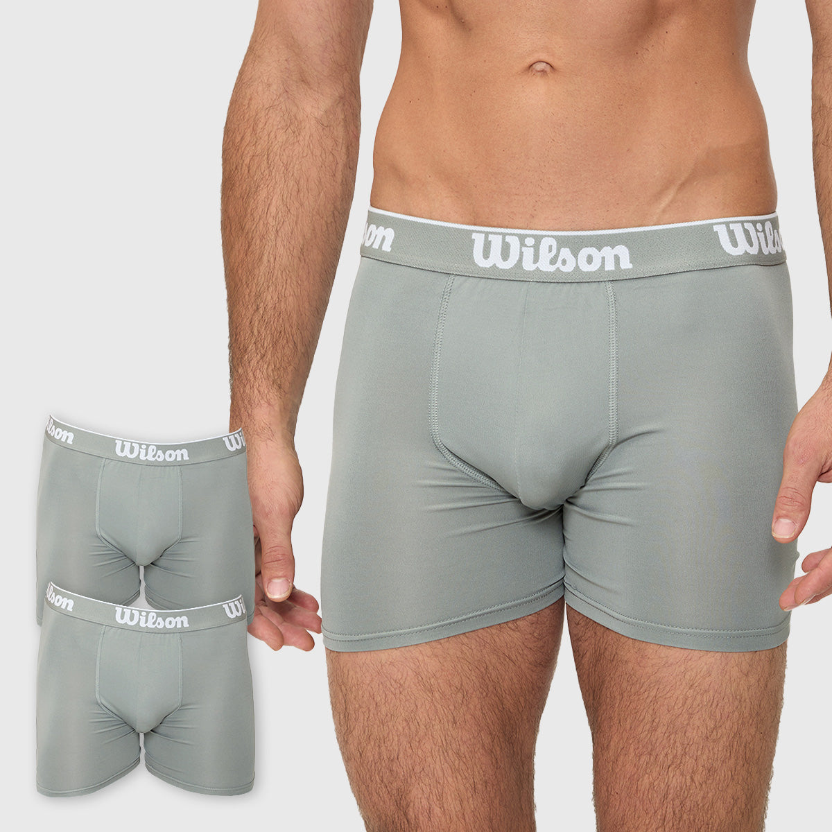 Boxer Wilson Para Hombre Pack 2 Pzas Elástico Resistente - Sports Center