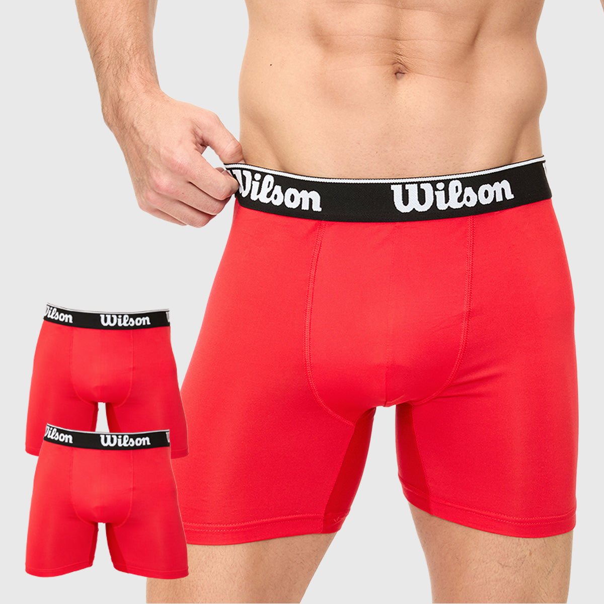 Boxer Wilson Para Hombre Pack 2 Pzas Elástico Resistente - Sports Center