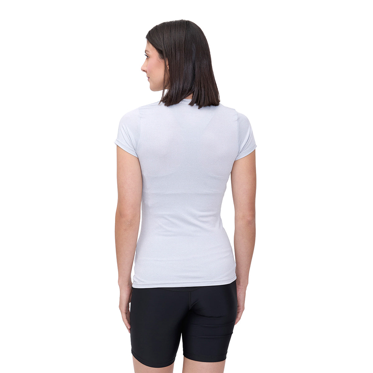 Playera Wilson Cuello V Jaspeada para Mujer - Sports Center