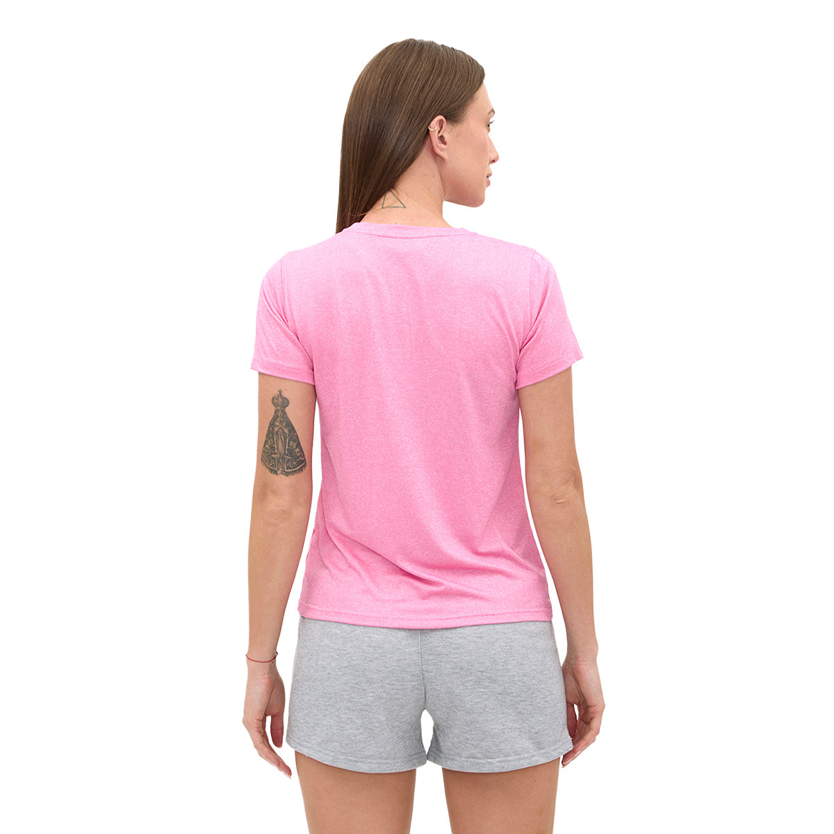 Playera Wilson Cuello V Jaspeada para Mujer - Sports Center