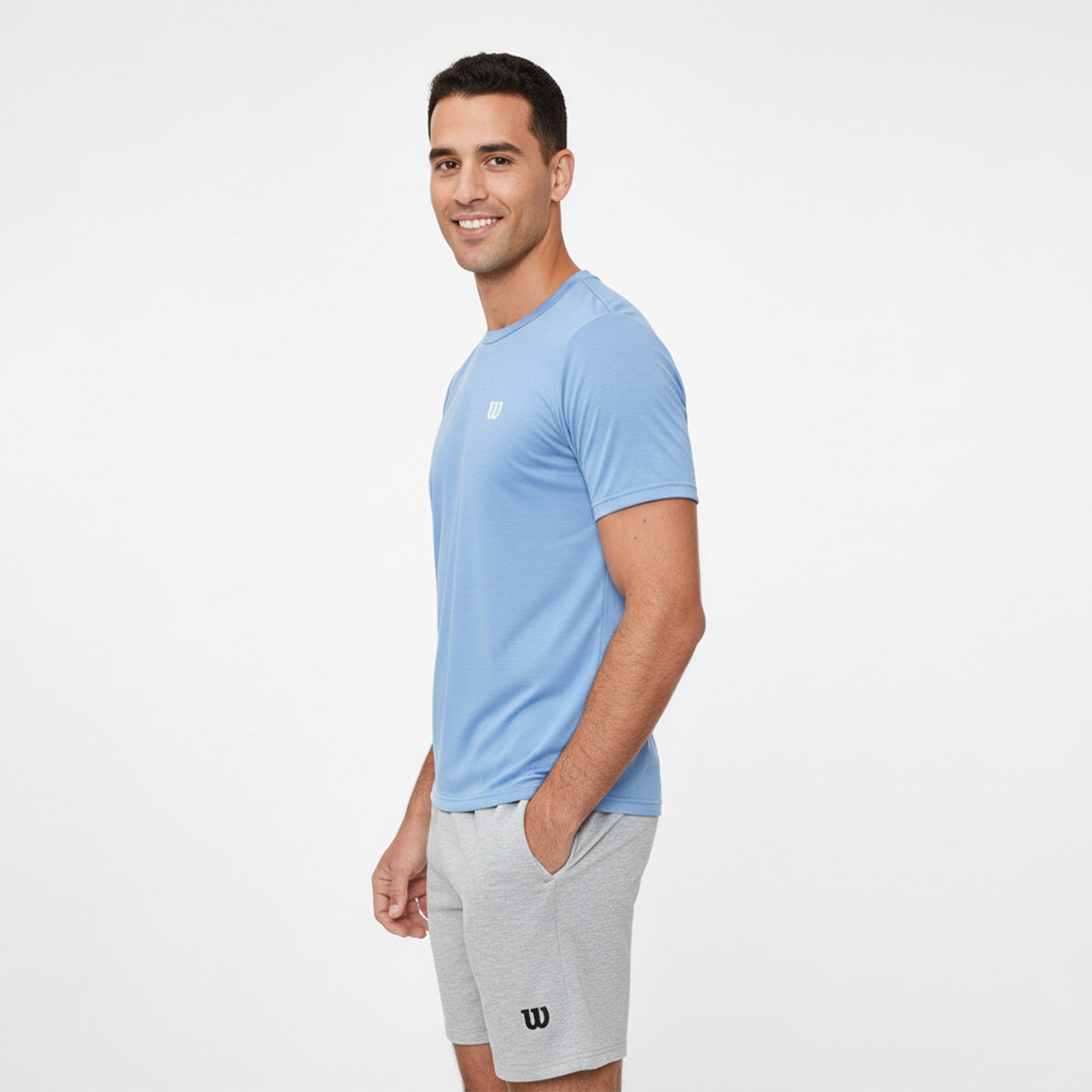 Playera Wilson Polyspun Cuello Redondo Lisa para Hombre