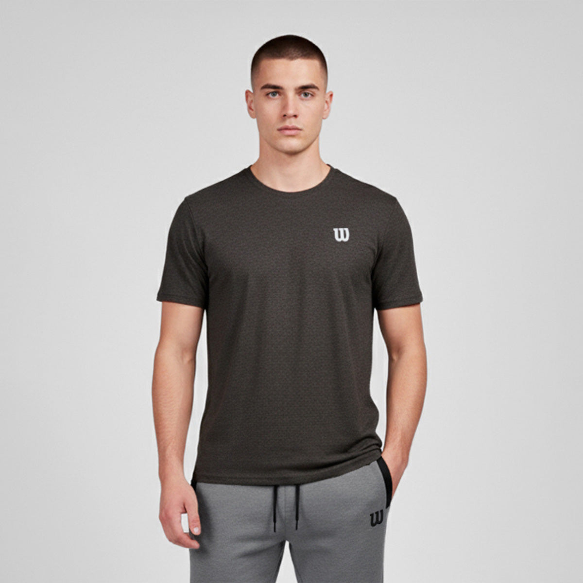 Playera Wilson Polyspun Cuello Redondo Lisa para Hombre